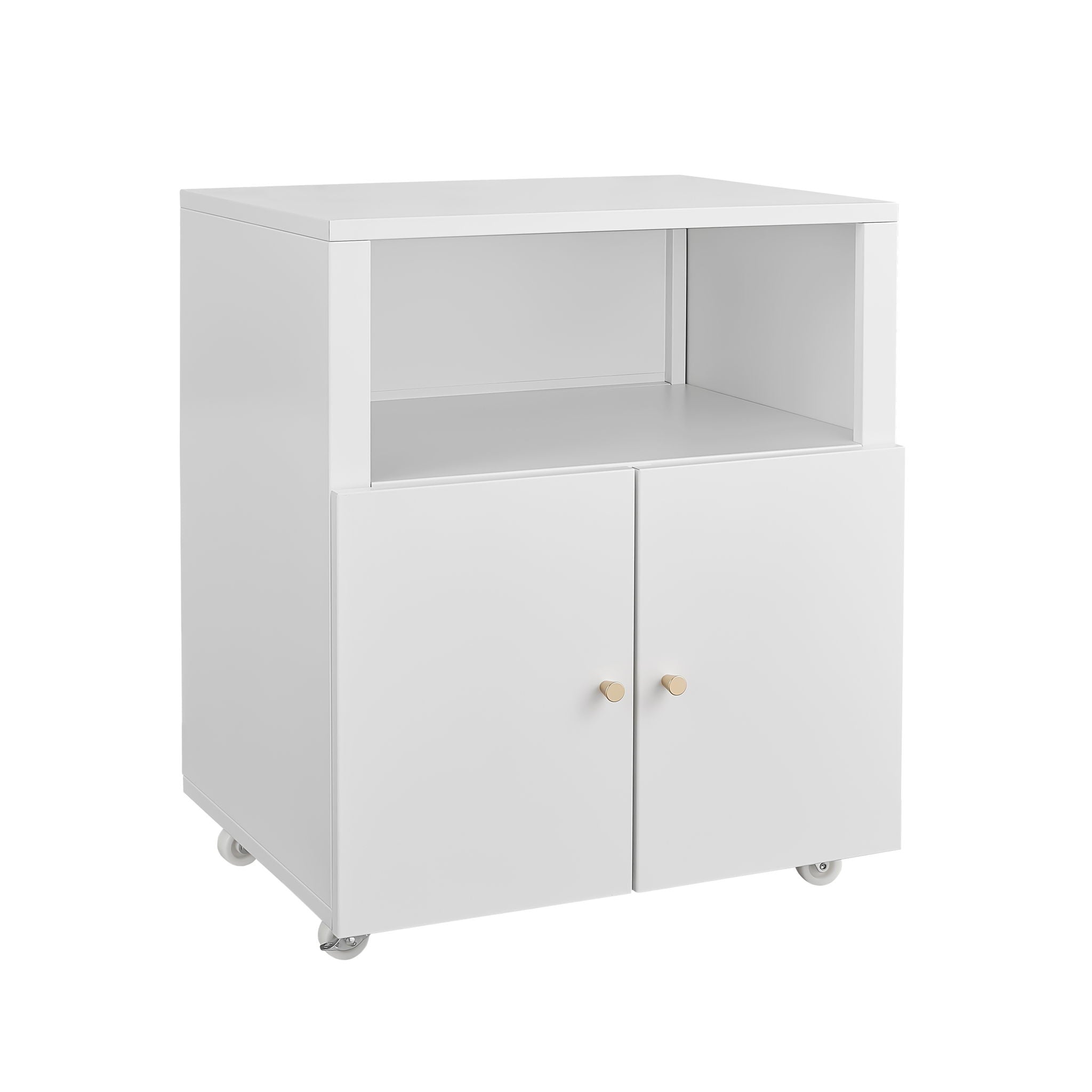 Home Office Printer Stand With Wheels And File Cabinet - Best Buy Furniture