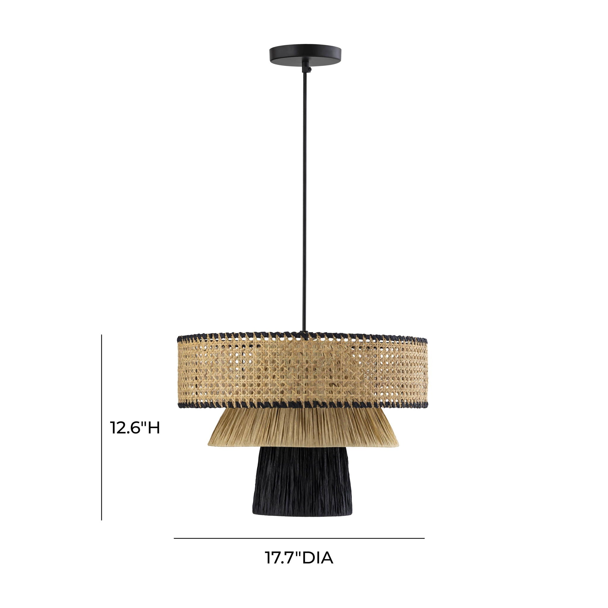 Rylie - Pendant - Black