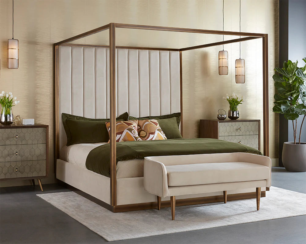Sunpan Casette Canopy Bed King