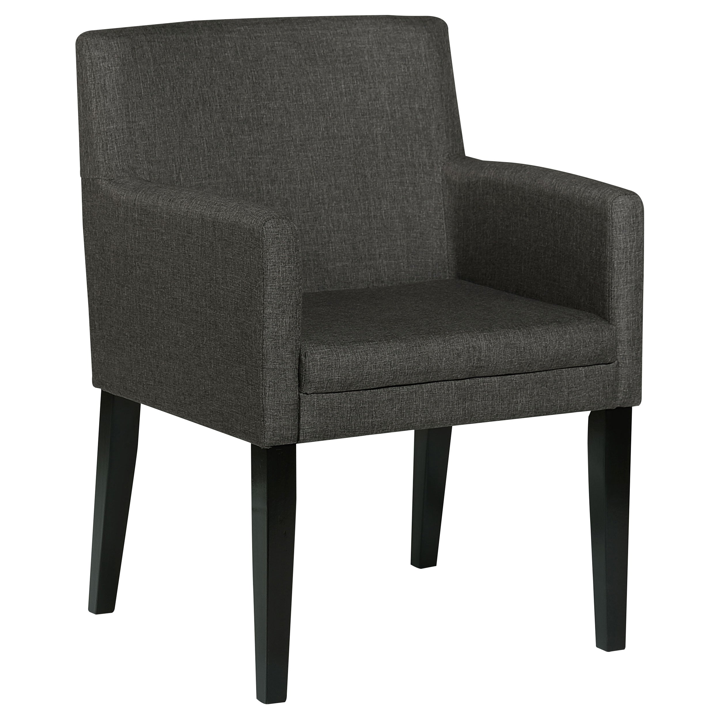 Catherine Upholstered Dining Arm Chair Grey (Set of 2)-