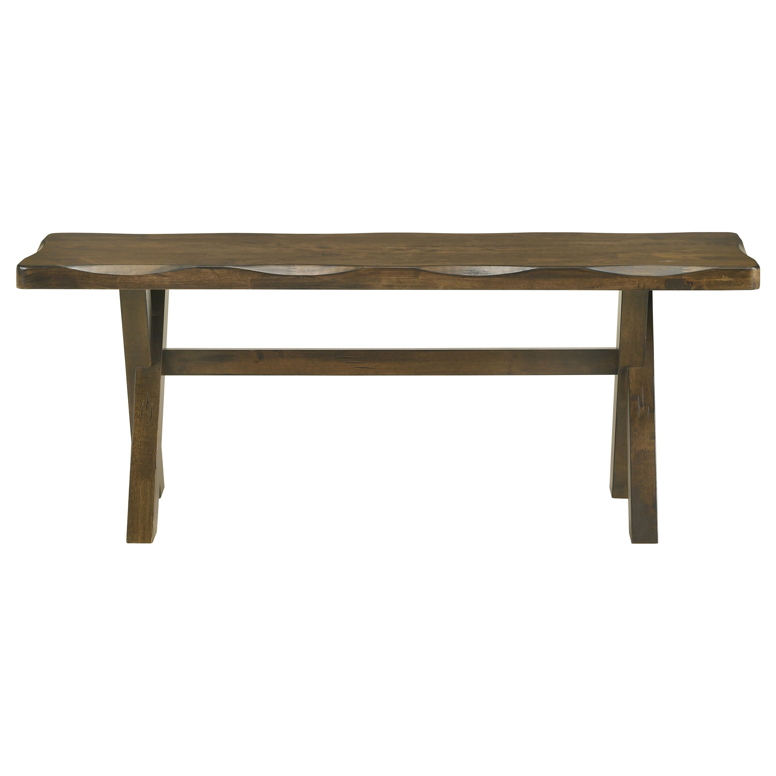 Alston 47-inch Solid Wood Dining Bench Knotty Nutmeg-CoasterEveryday