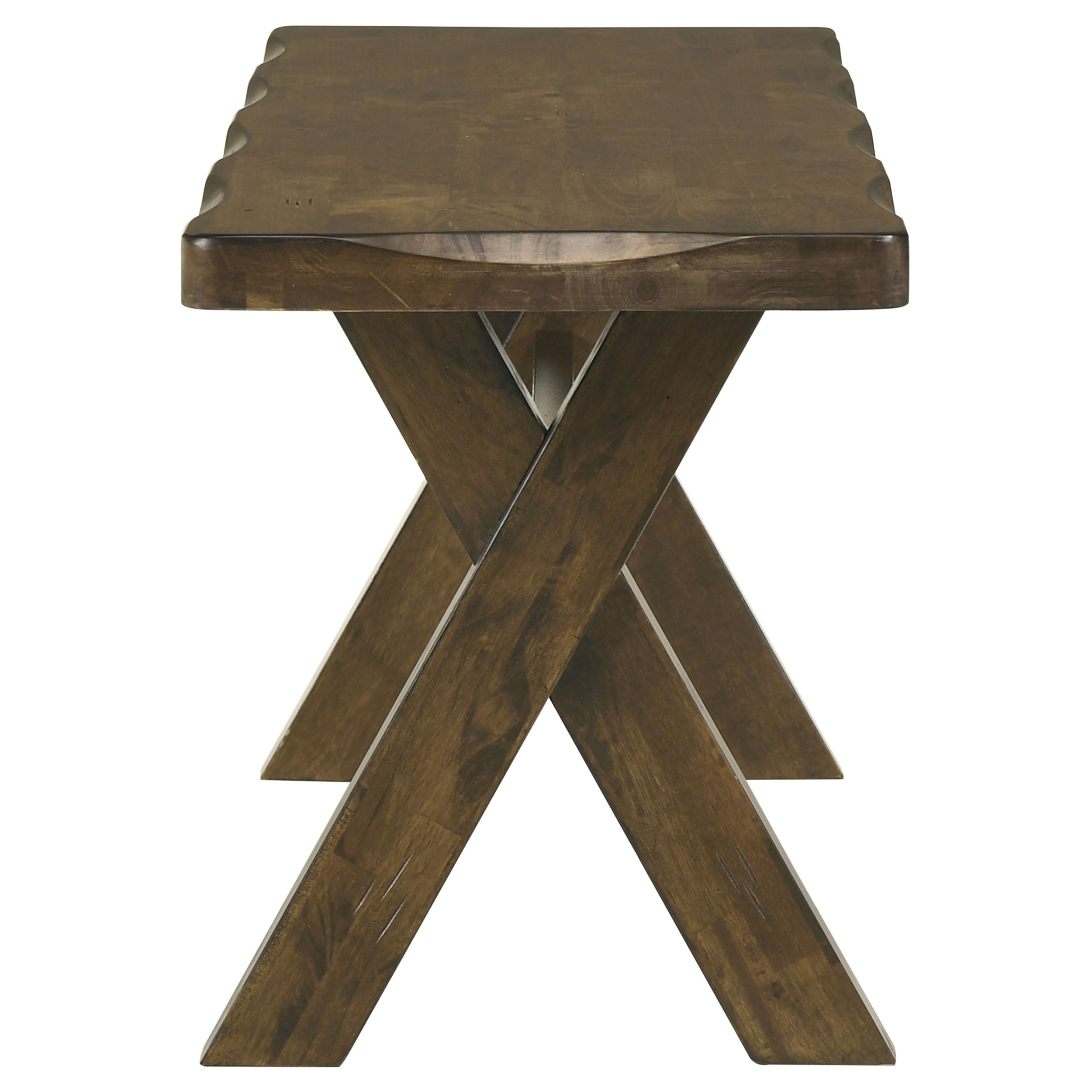 Alston 47-inch Solid Wood Dining Bench Knotty Nutmeg-CoasterEveryday