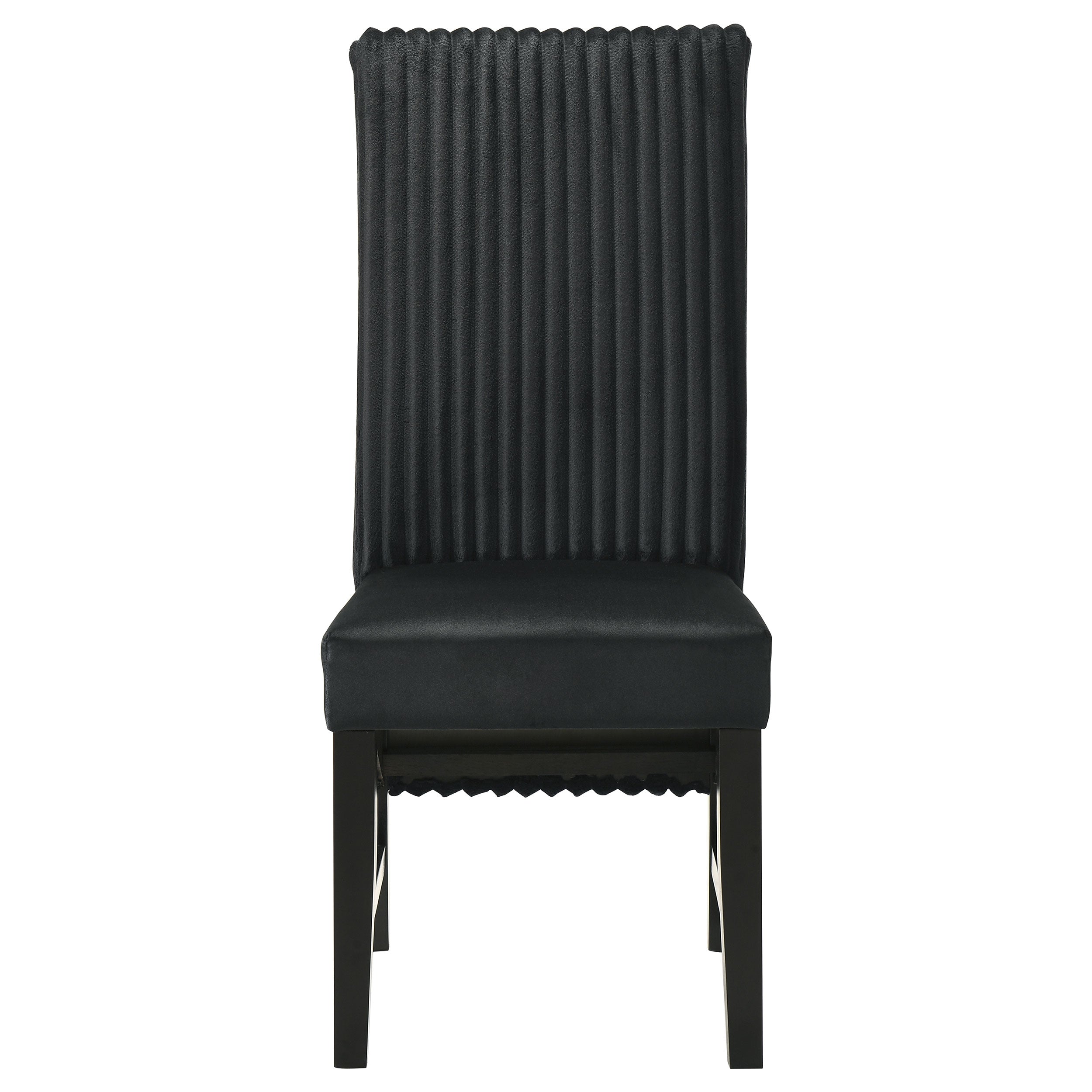 Barrand Upholstered Dining Side Chair Black (Set of 2)-
