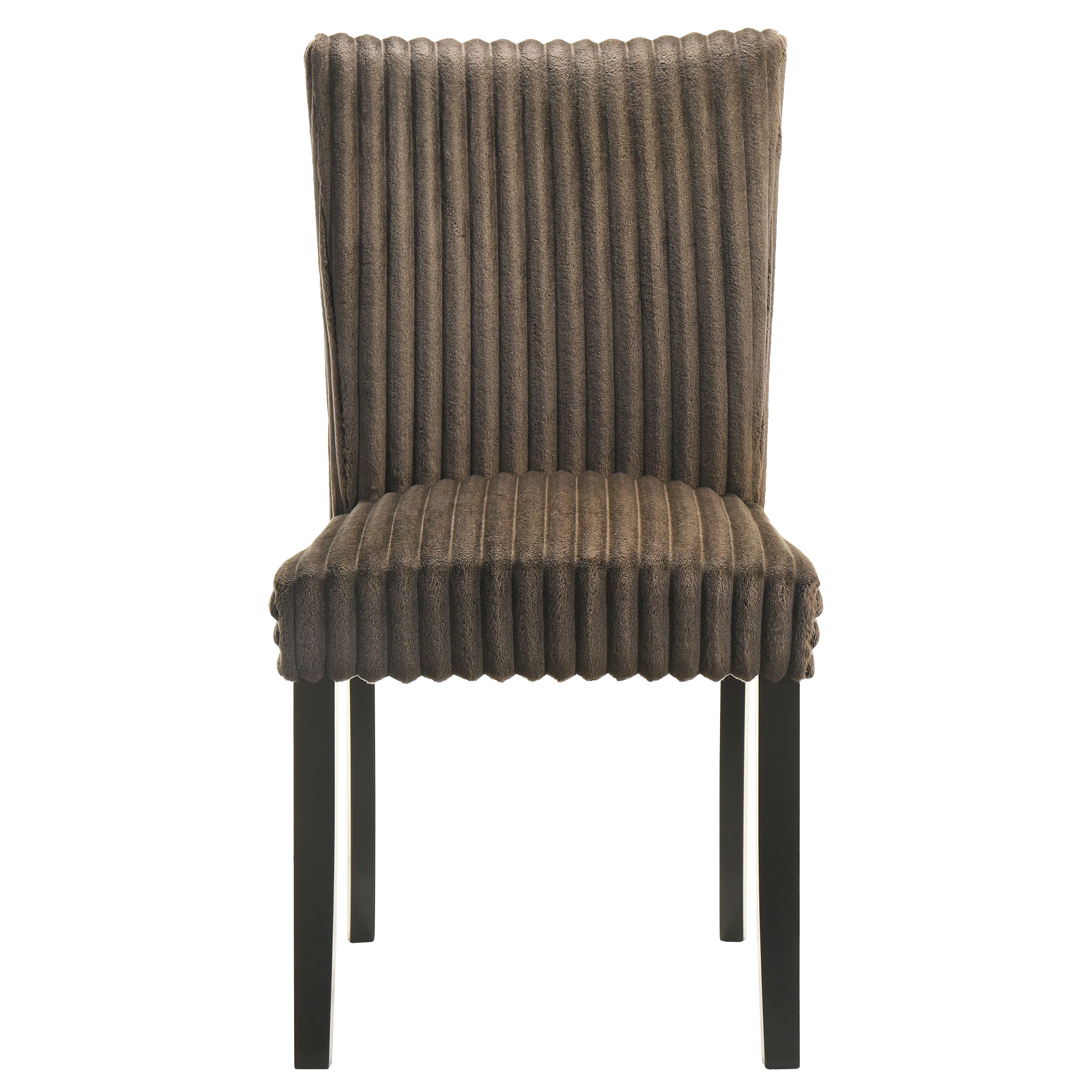 Dermott Upholstered Parson Dining Side Chair Chocolate (Set of 2)-