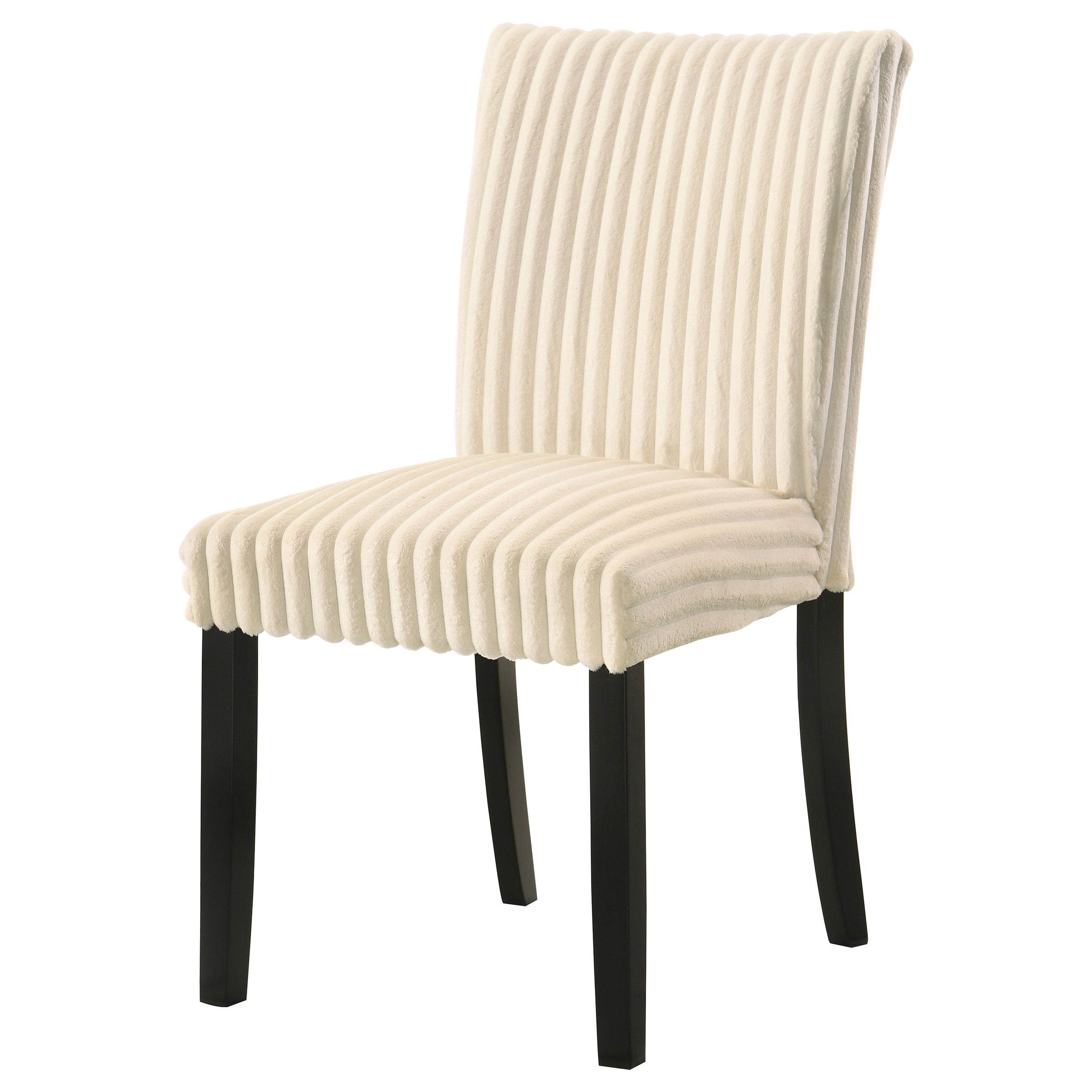Dermott Upholstered Parson Dining Side Chair Cream (Set of 2)-