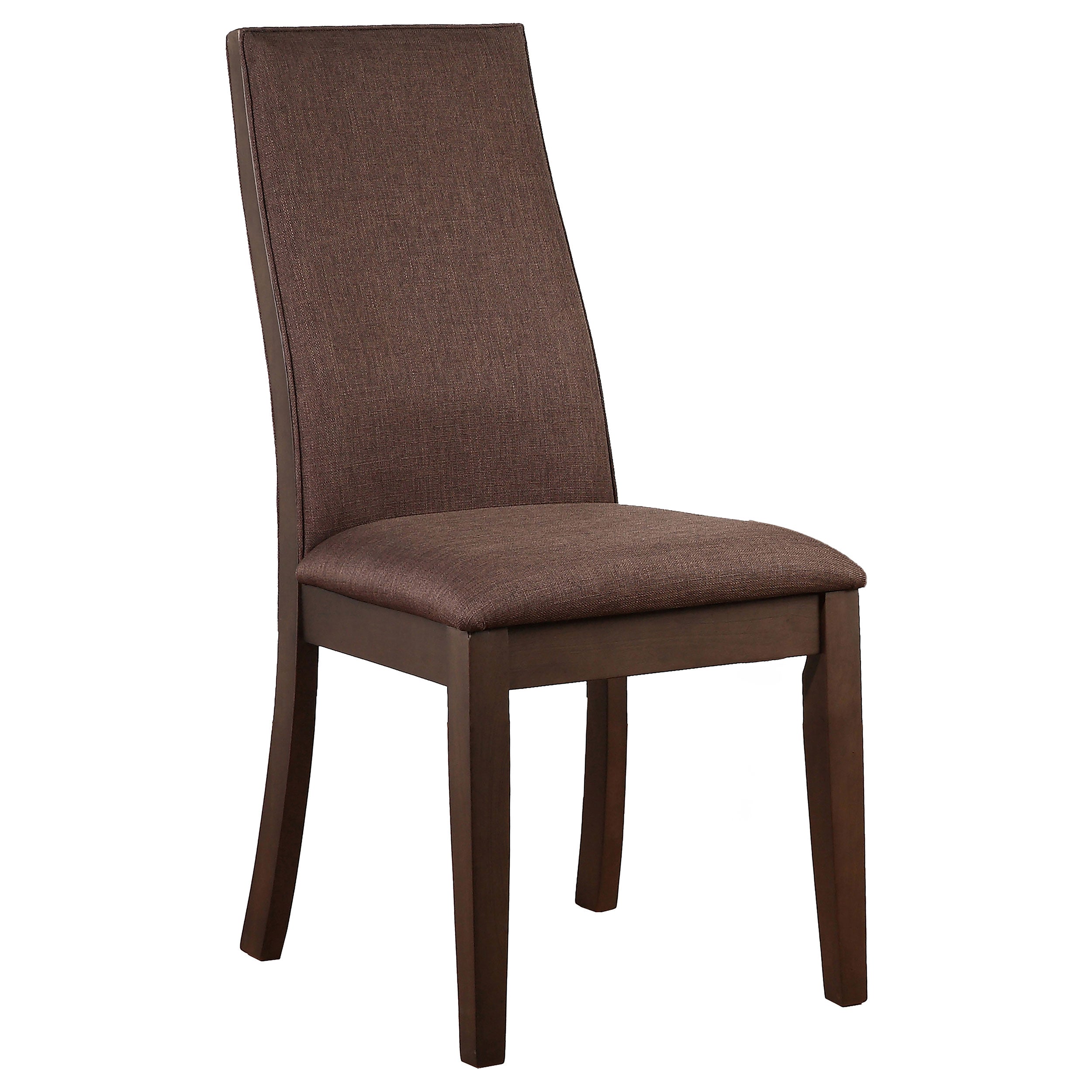 Spring Creek Upholstered Dining Chair Chocolate (Set of 2)-CoasterEssence