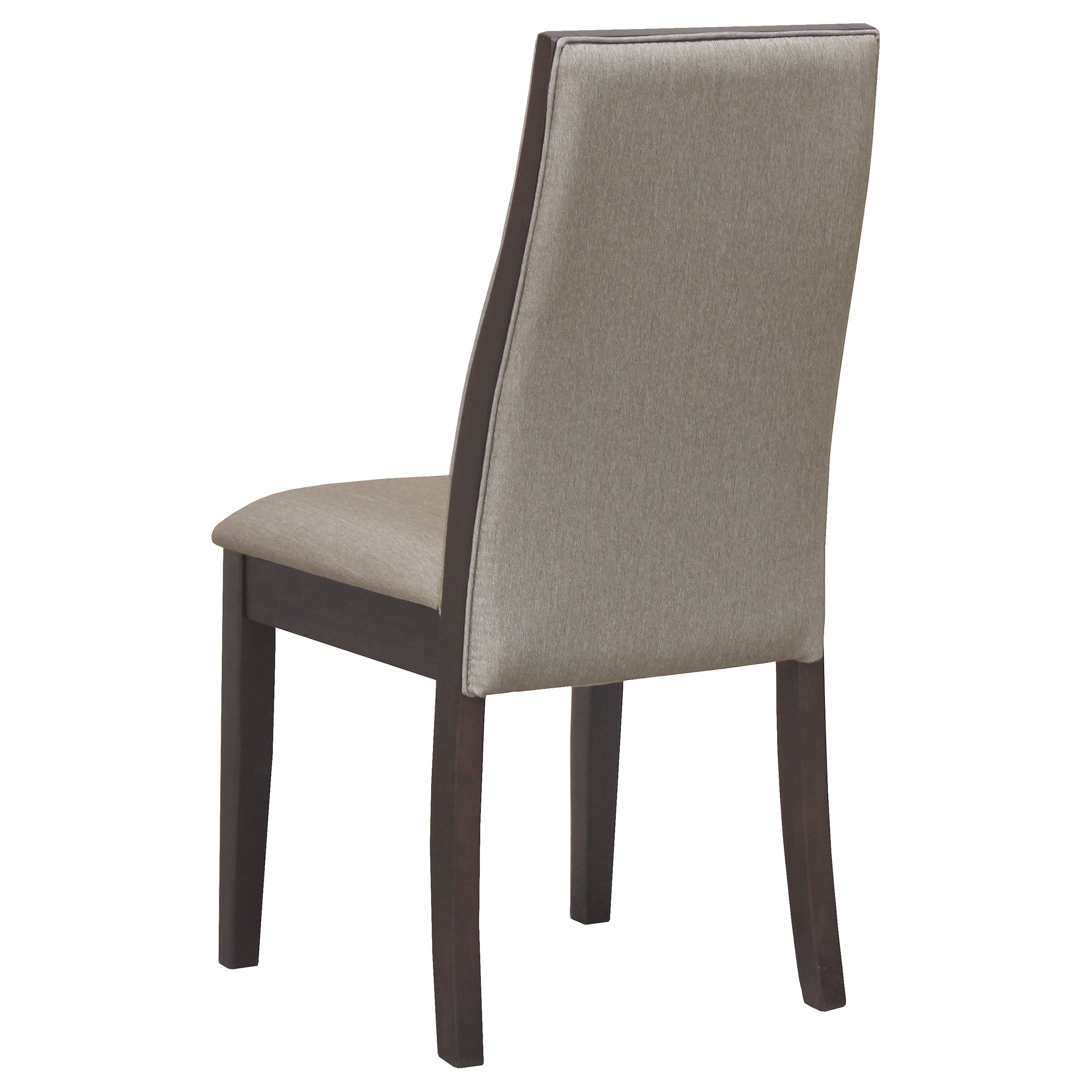 Spring Creek Upholstered Dining Chair Taupe (Set of 2)-CoasterEssence