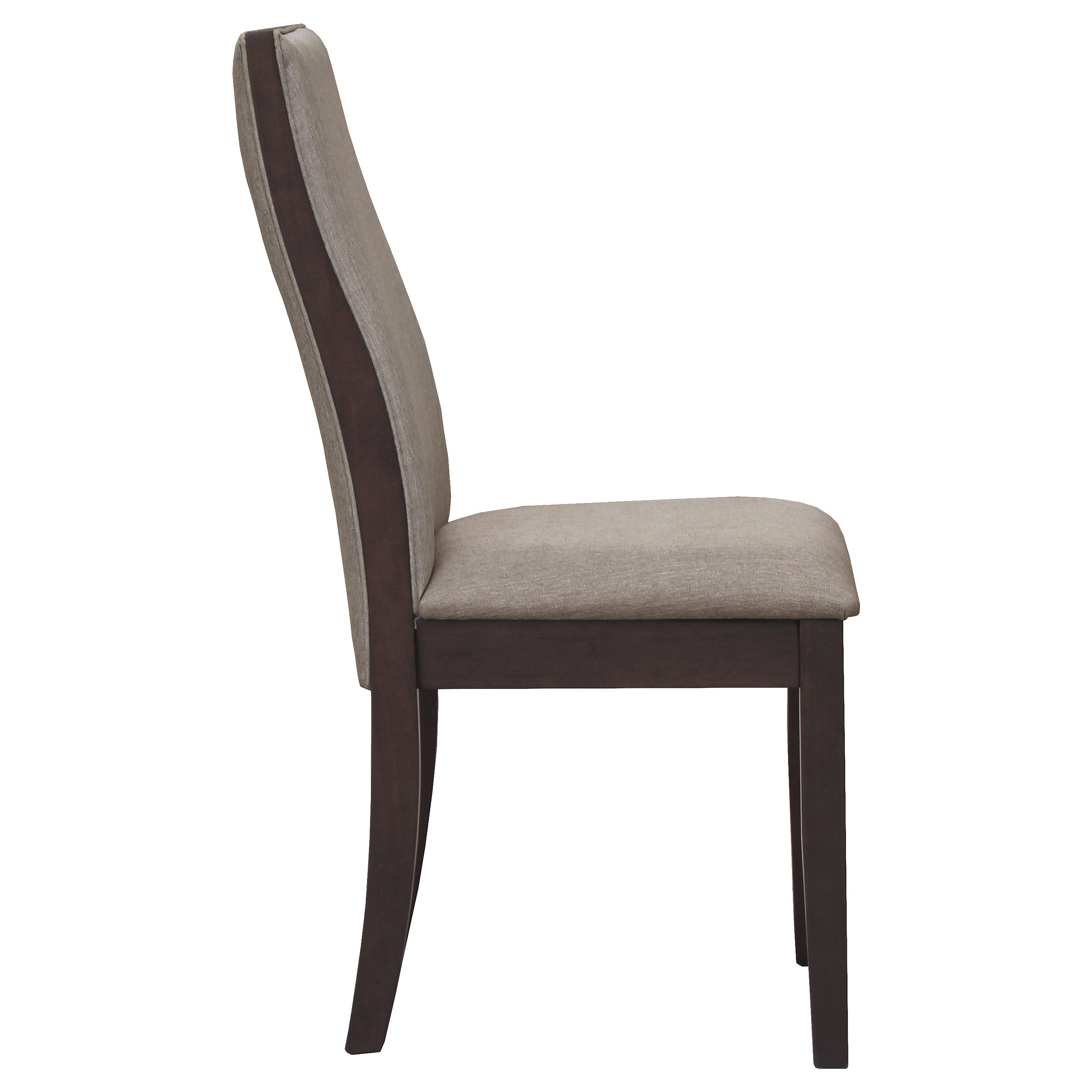 Spring Creek Upholstered Dining Chair Taupe (Set of 2)-CoasterEssence