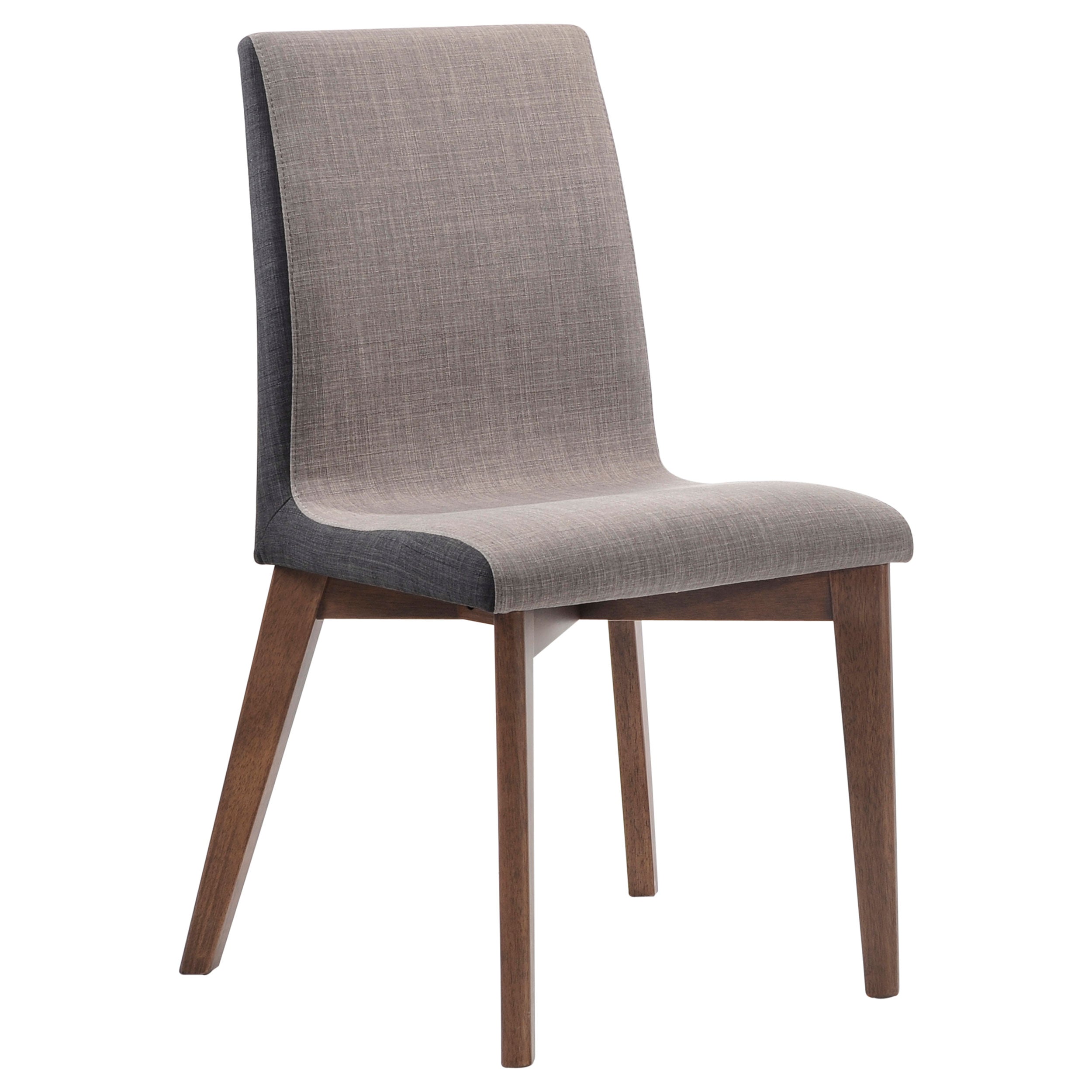 Redbridge Upholstered Dining Side Chair Walnut (Set of 2)-CoasterEveryday