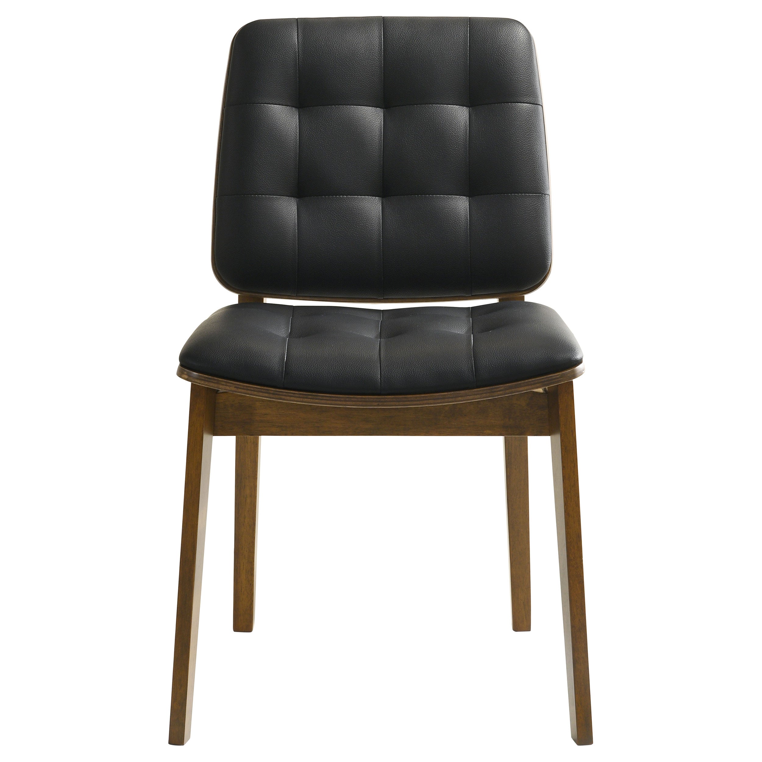 Redbridge Upholstered Dining Side Chair Walnut (Set of 2)-CoasterEssence