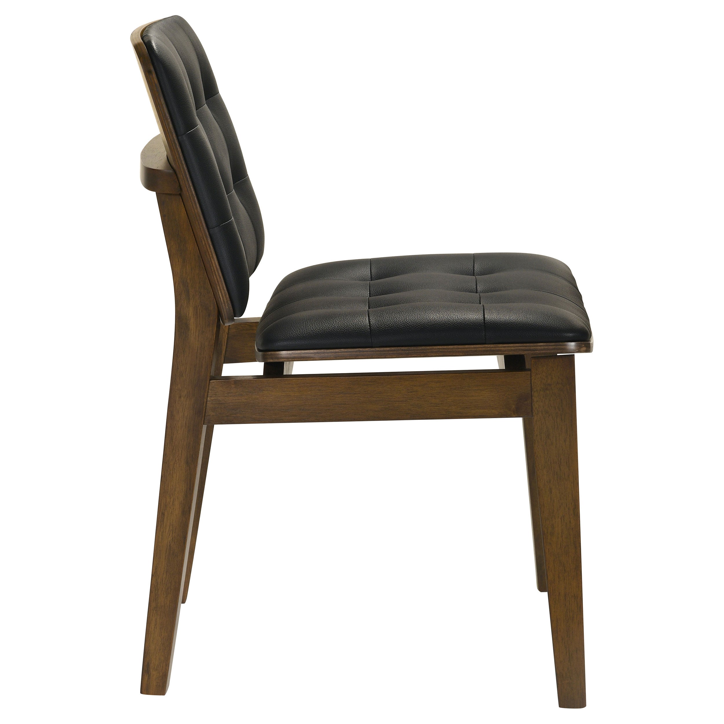 Redbridge Upholstered Dining Side Chair Walnut (Set of 2)-CoasterEssence