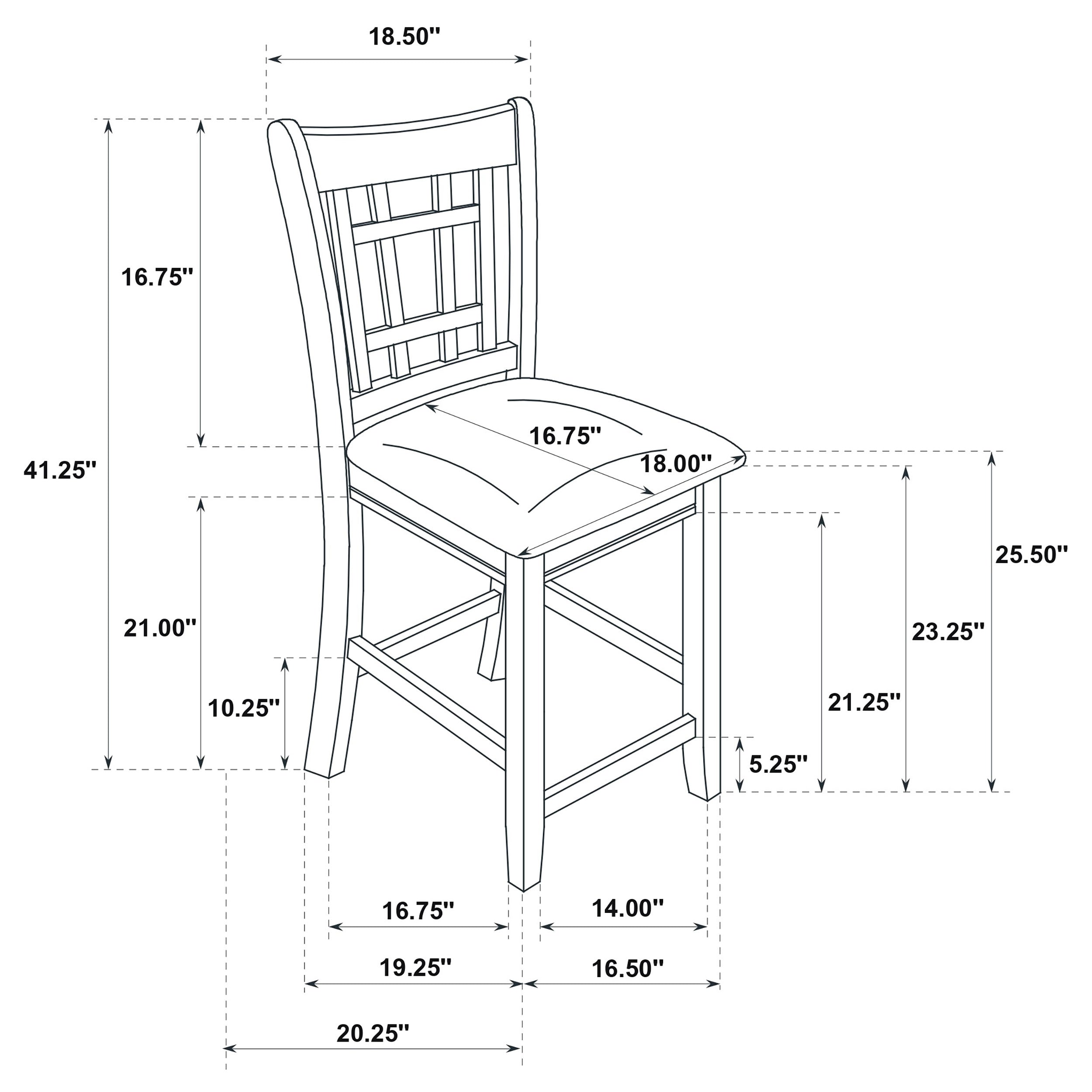 Lavon Wood Counter Height Dining Chair Linen and Light Oak (Set of 2)-
