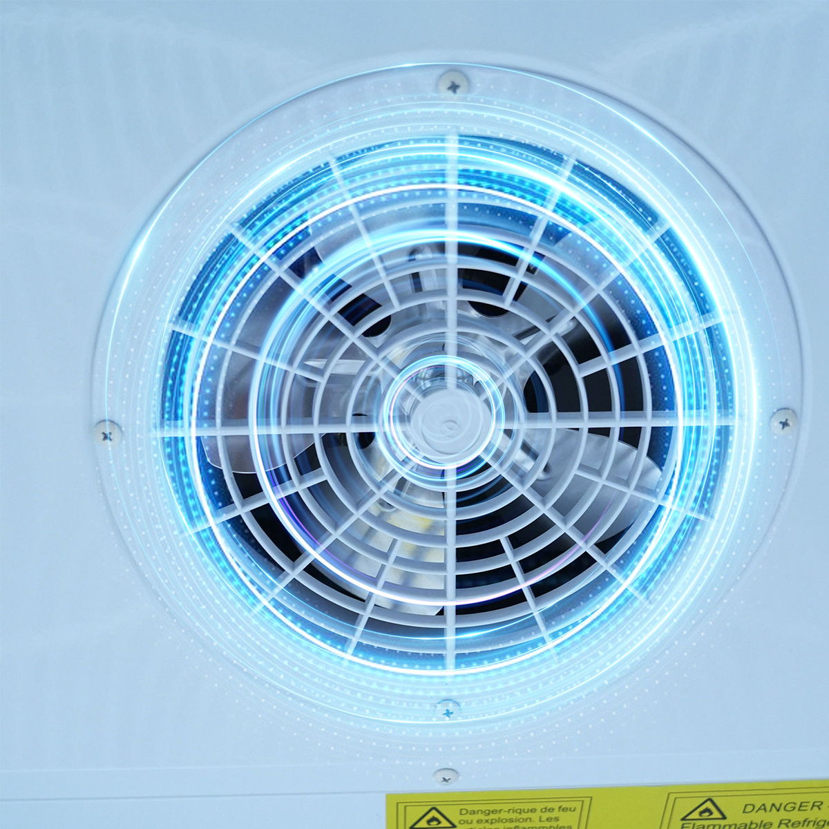 Glass Door Merchandiser Refrigerator Swing Door Commercial Display Refrigerators Merchandising Refrigeration With LED Top Panel