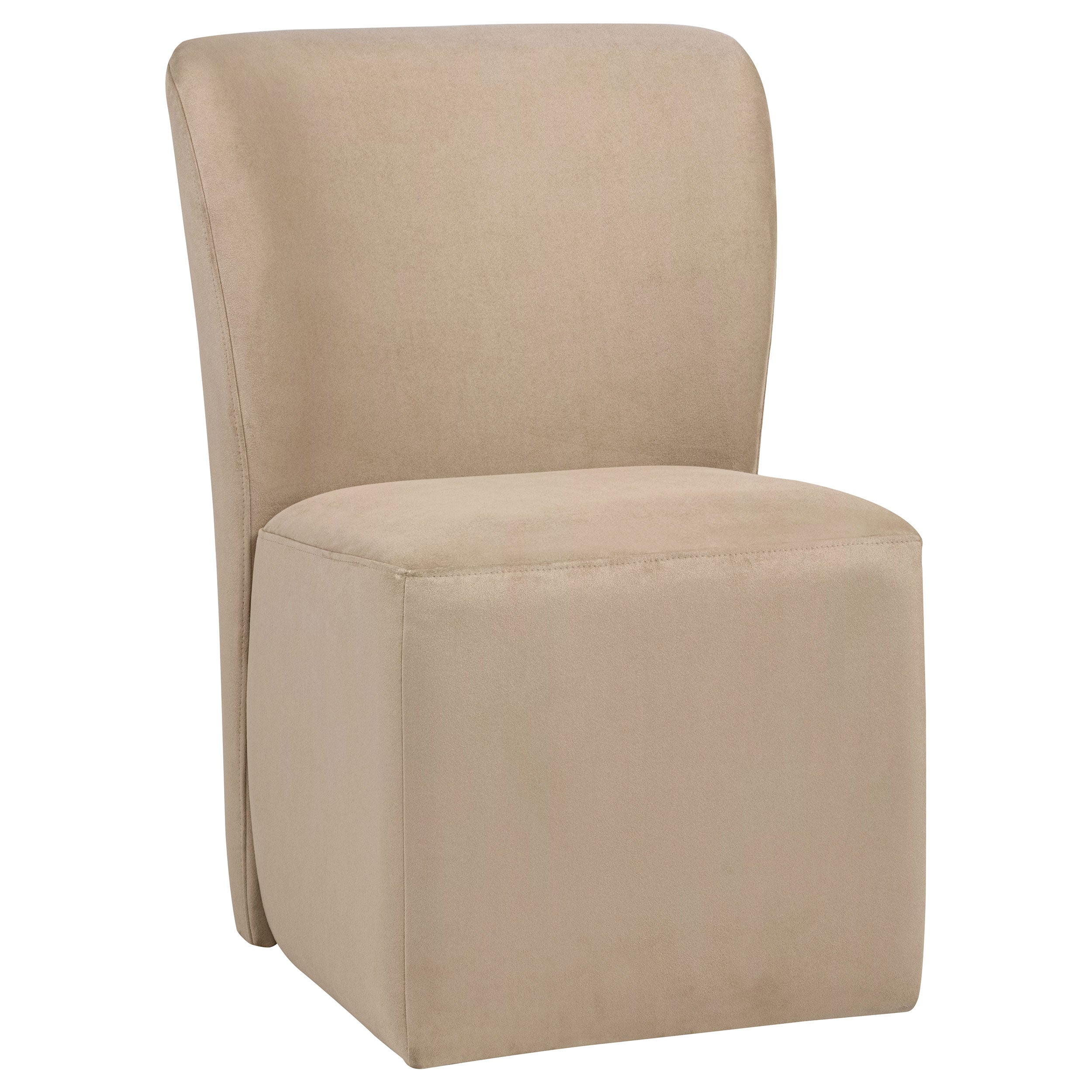 Jaelynn Upholstered Parsons Dining Side Chair Tan (Set of 2)-