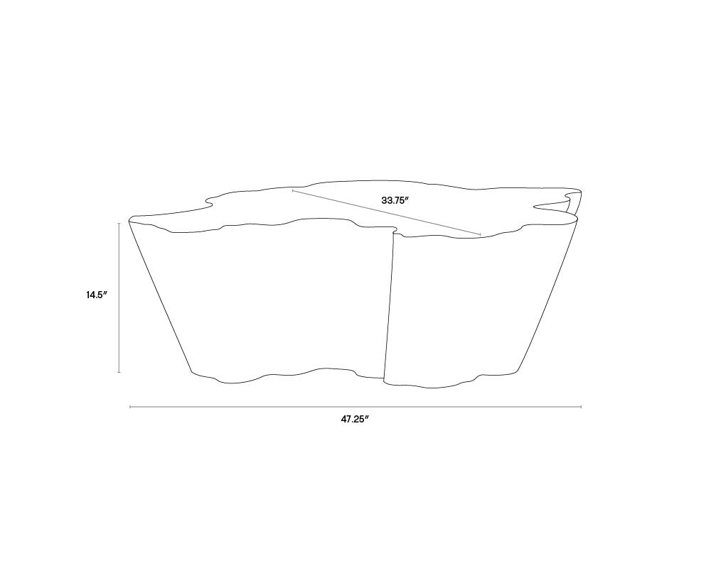 Sunpan Lynx Coffee Table