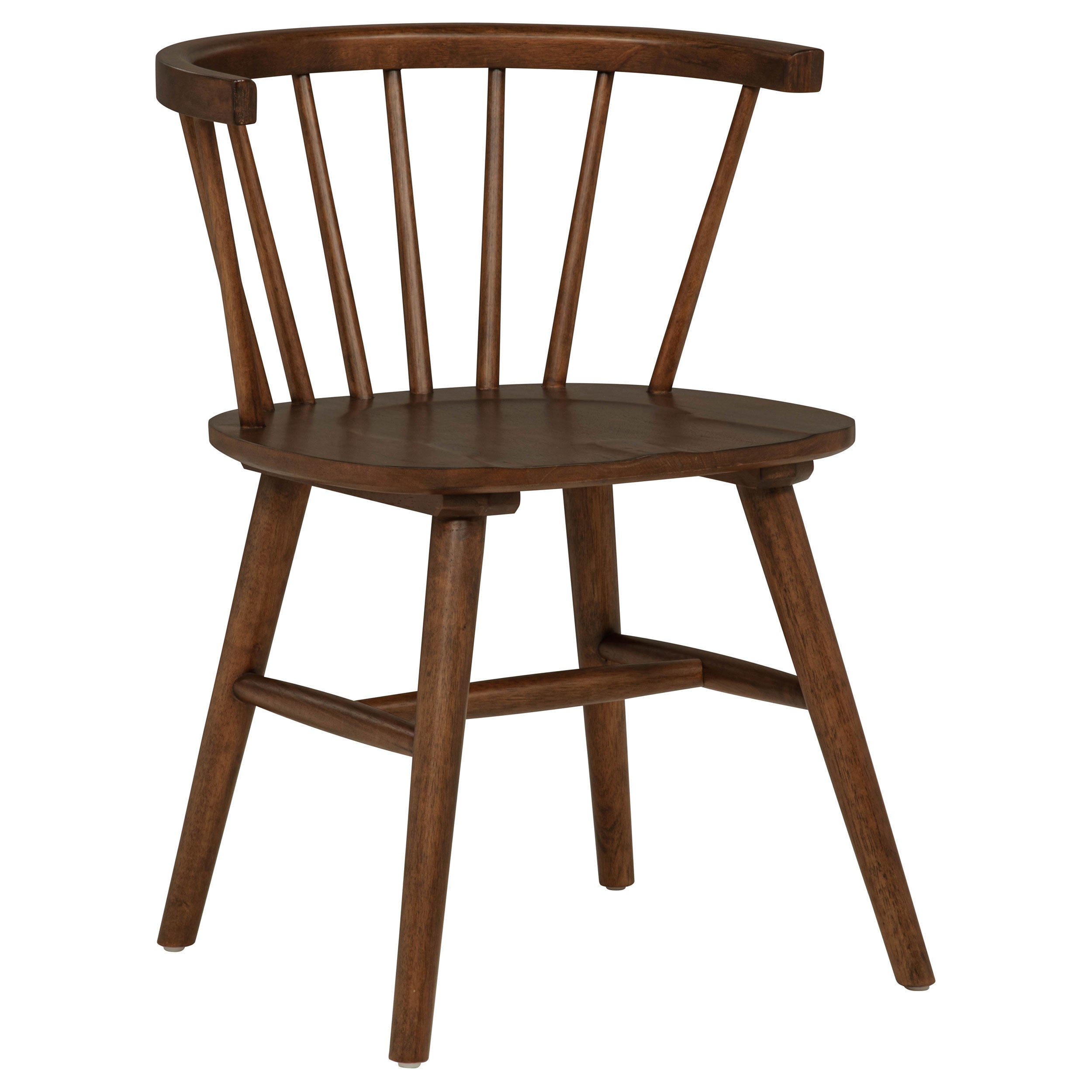 Jeffries Windsor Wood Dining Side Chair Walnut (Set of 2)-