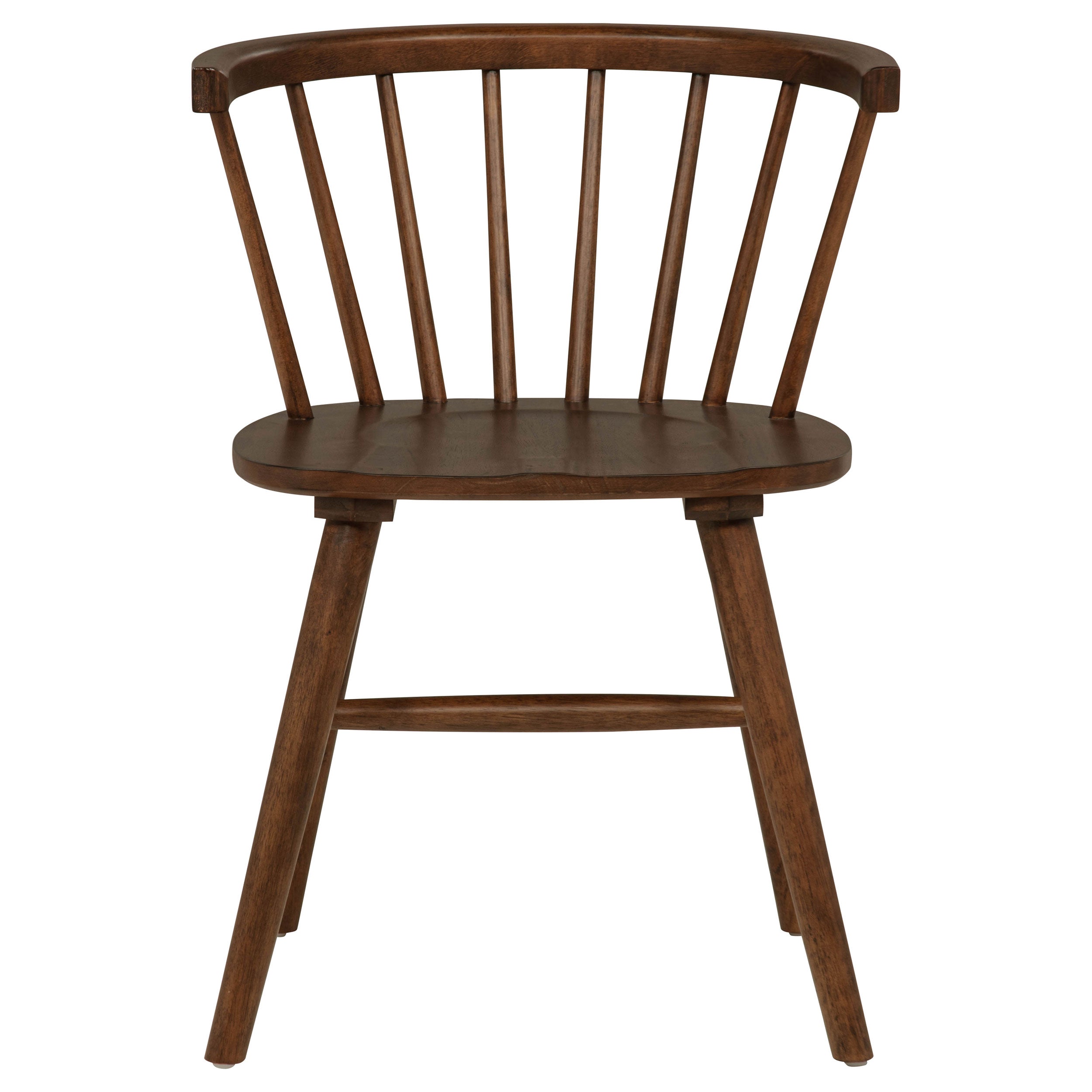 Jeffries Windsor Wood Dining Side Chair Walnut (Set of 2)-