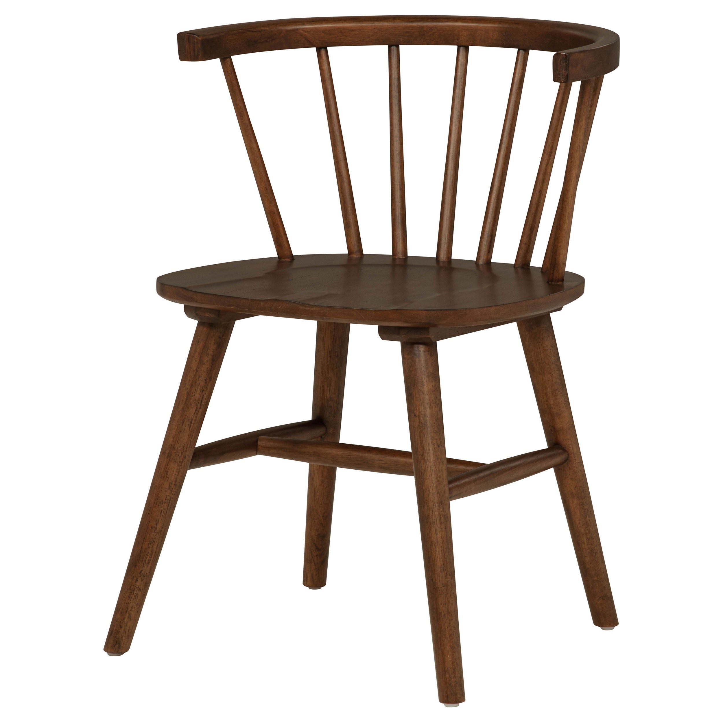 Jeffries Windsor Wood Dining Side Chair Walnut (Set of 2)-
