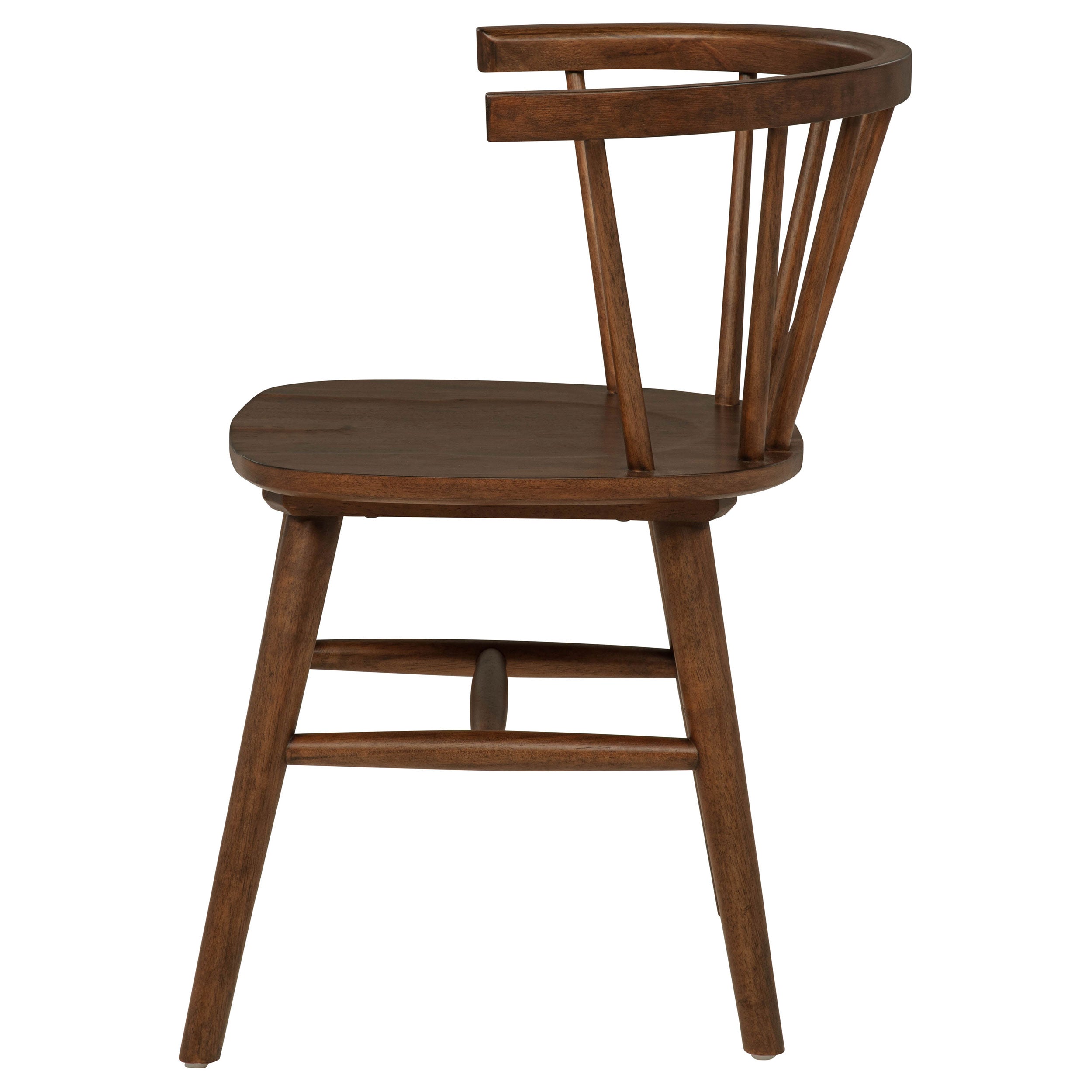 Jeffries Windsor Wood Dining Side Chair Walnut (Set of 2)-