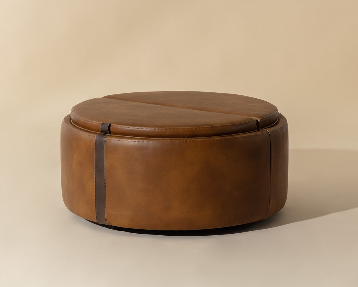Sunpan Borelli Wheeled Storage Ottoman