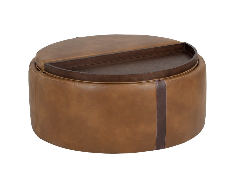 Sunpan Borelli Wheeled Storage Ottoman