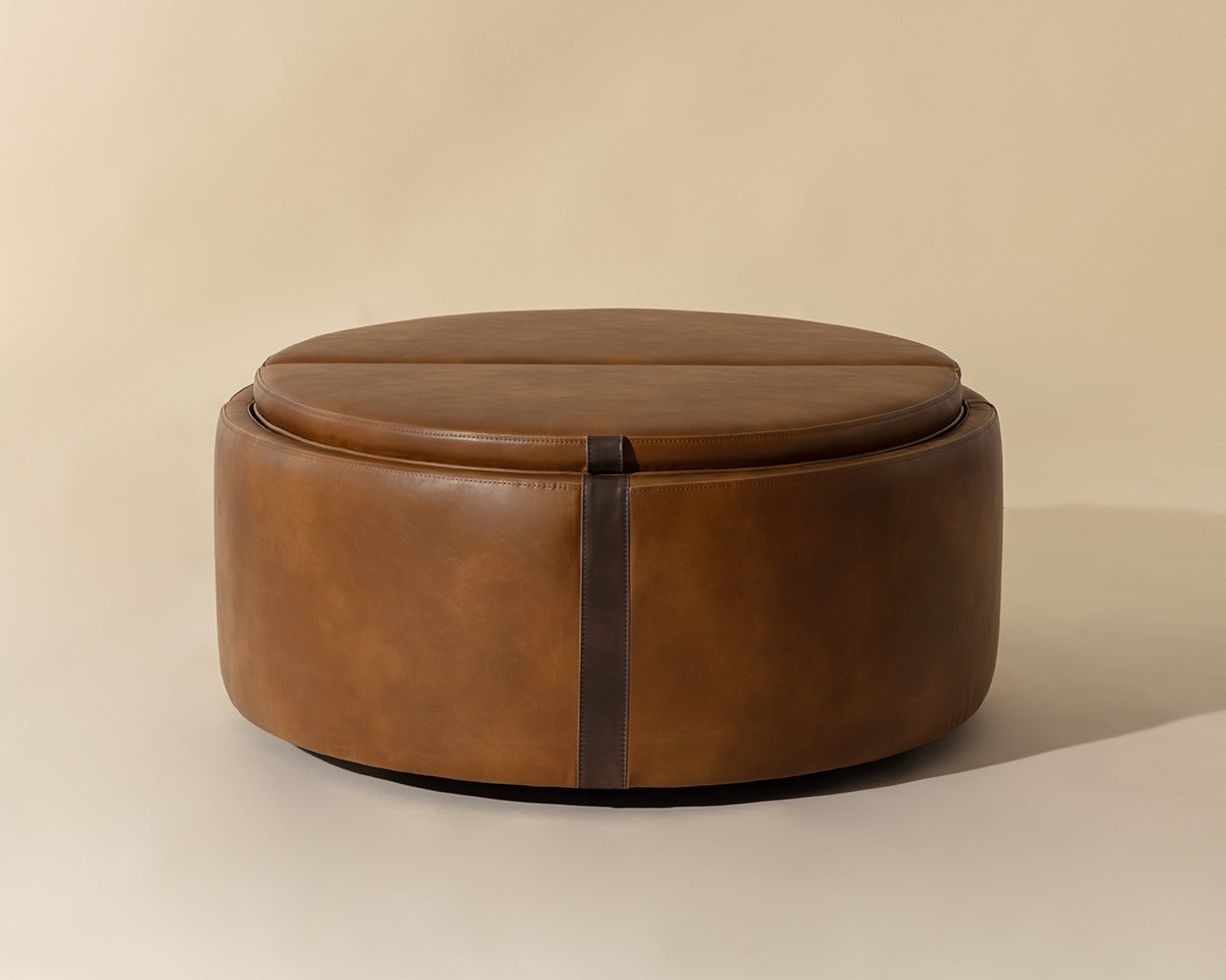 Sunpan Borelli Wheeled Storage Ottoman
