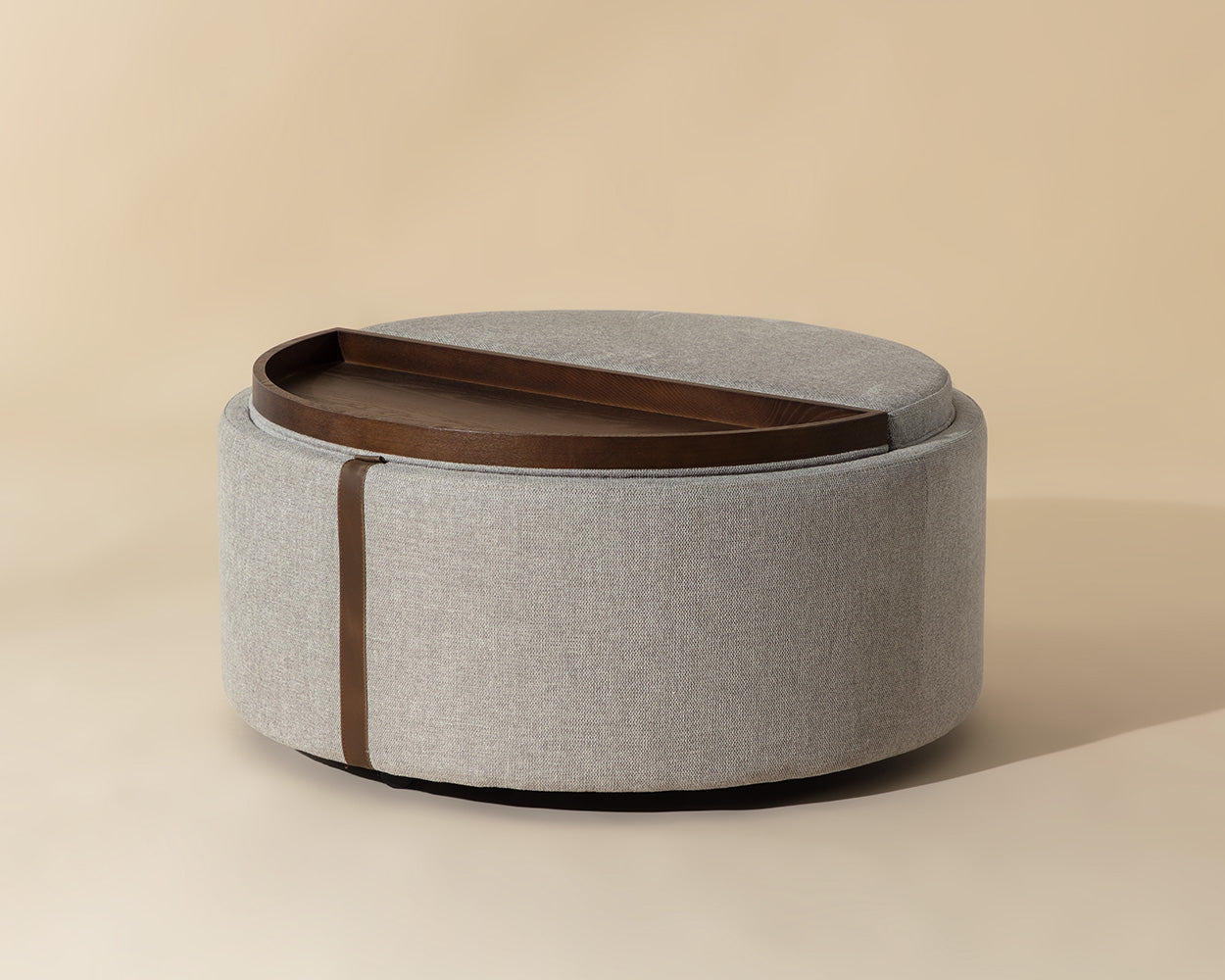 Sunpan Borelli Wheeled Storage Ottoman