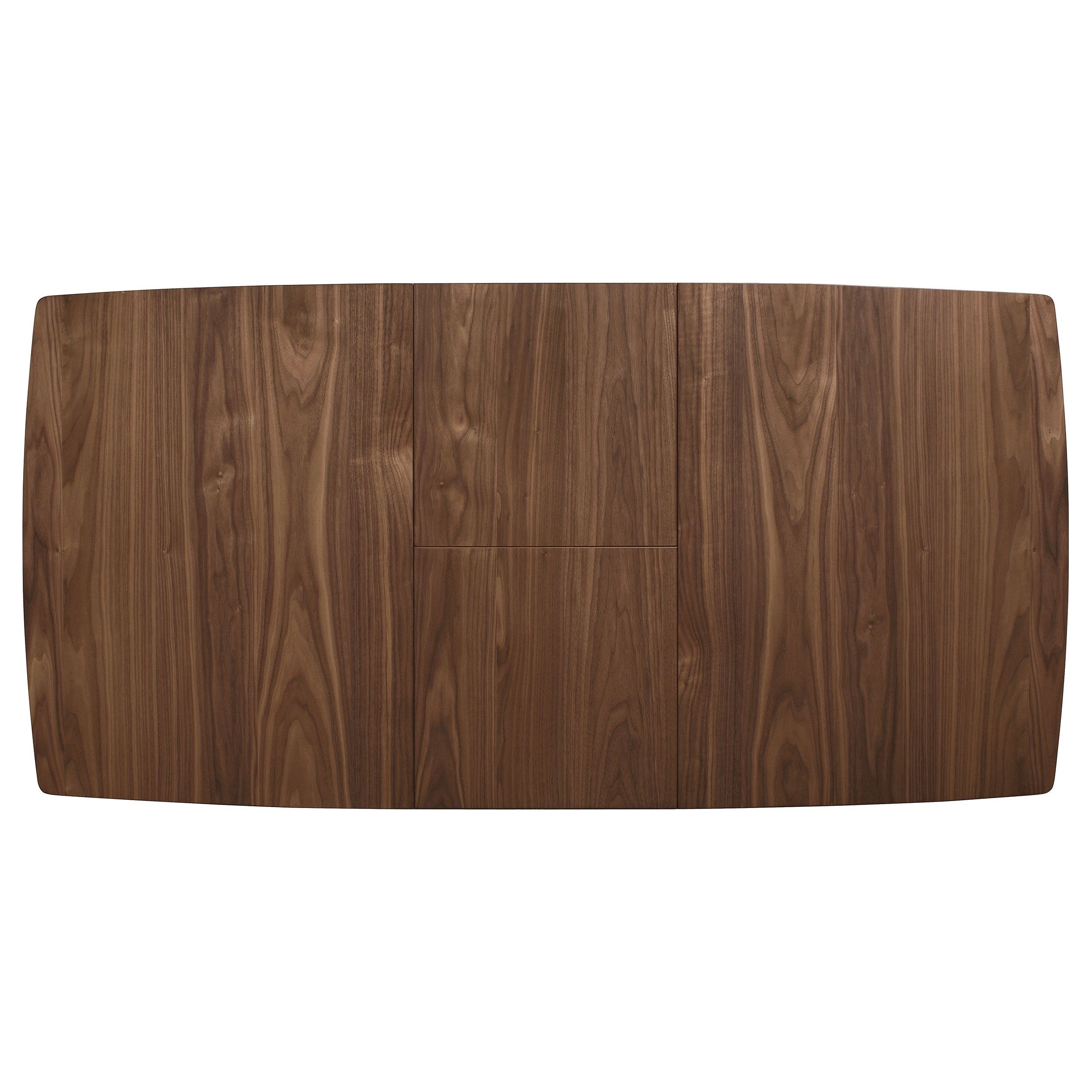Alfredo 63-inch Extension Leaf Dining Table Natural Walnut-CoasterEveryday