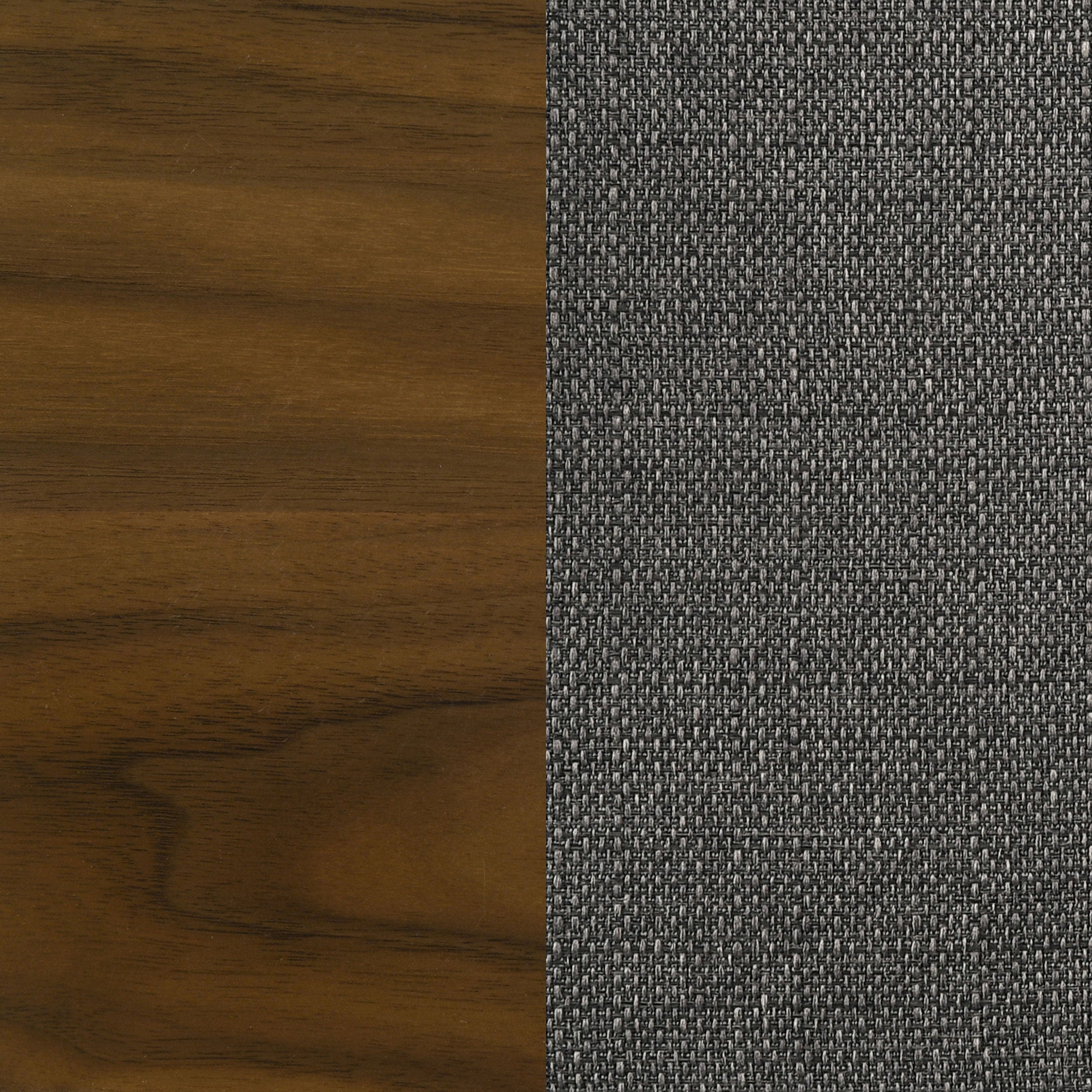 Alfredo Dining Side Chair Grey and Natural Walnut (Set of 2)-CoasterEveryday