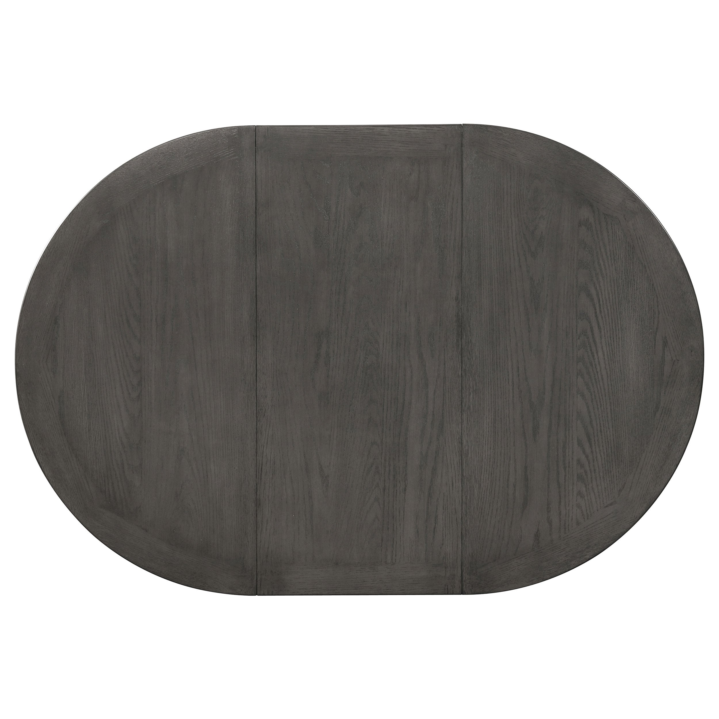 Lavon Oval 60-inch Wood Extension Leaf Dining Table Medium Grey-CoasterEveryday