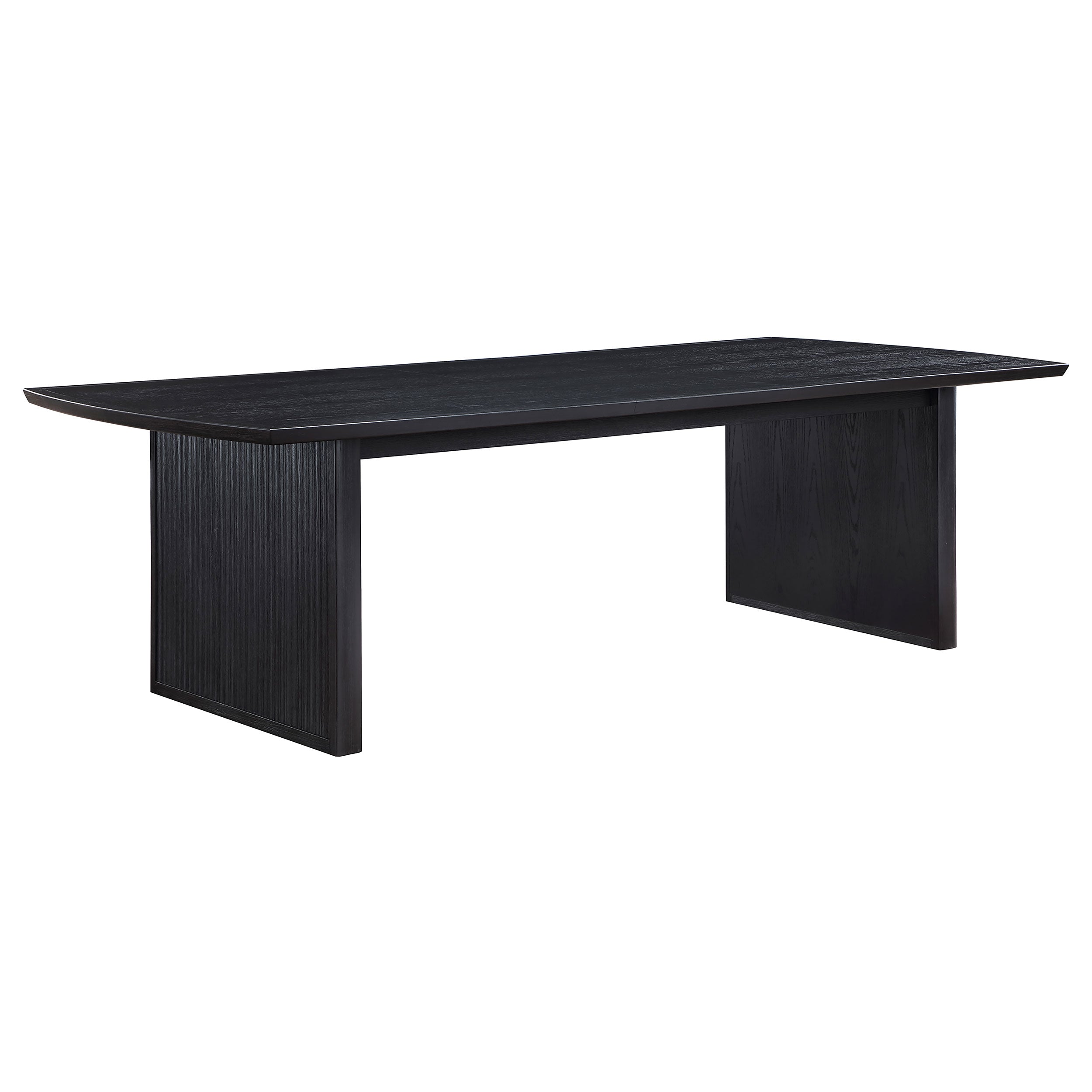Brookmead 100-inch Extension Leaf Dining Table Black-CoasterEssence