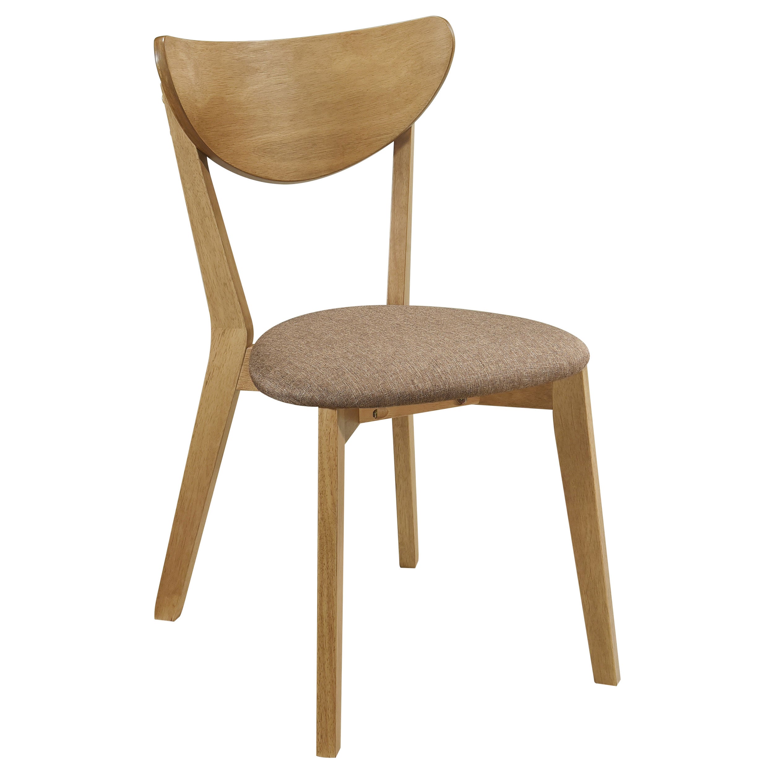 Elowen Wood Dining Side Chair Light Walnut (Set of 2)-