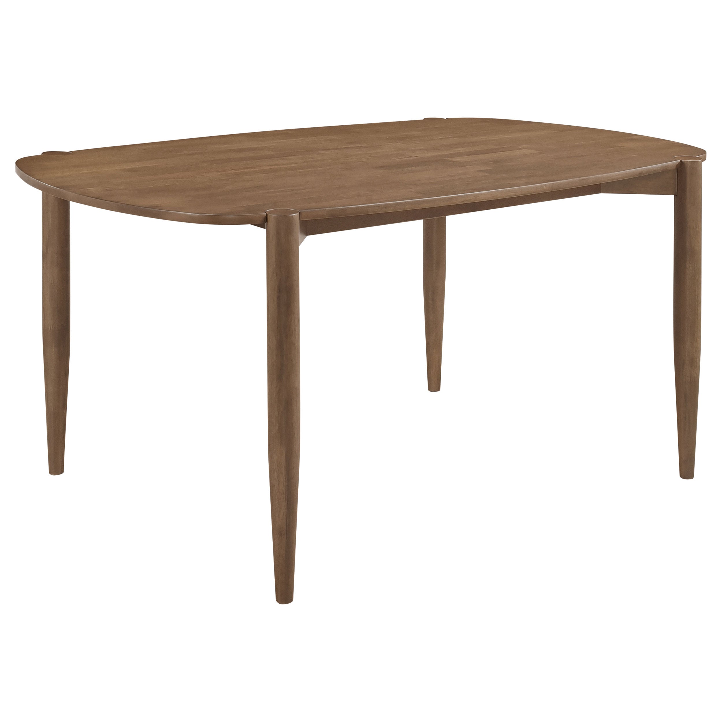 Dortch Oval 63-inch Solid Wood Dining Table Walnut-CoasterEveryday