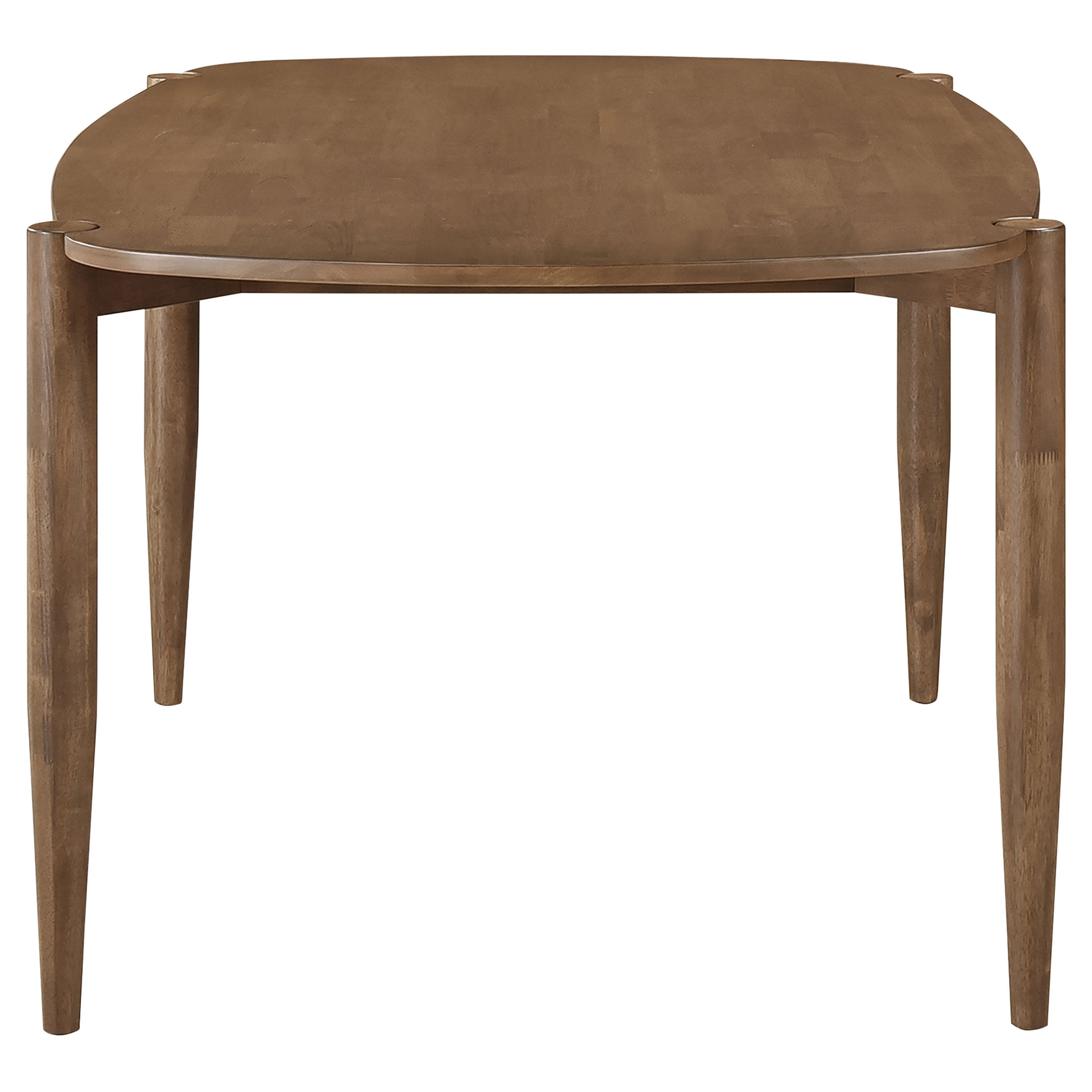 Dortch Oval 63-inch Solid Wood Dining Table Walnut-CoasterEveryday