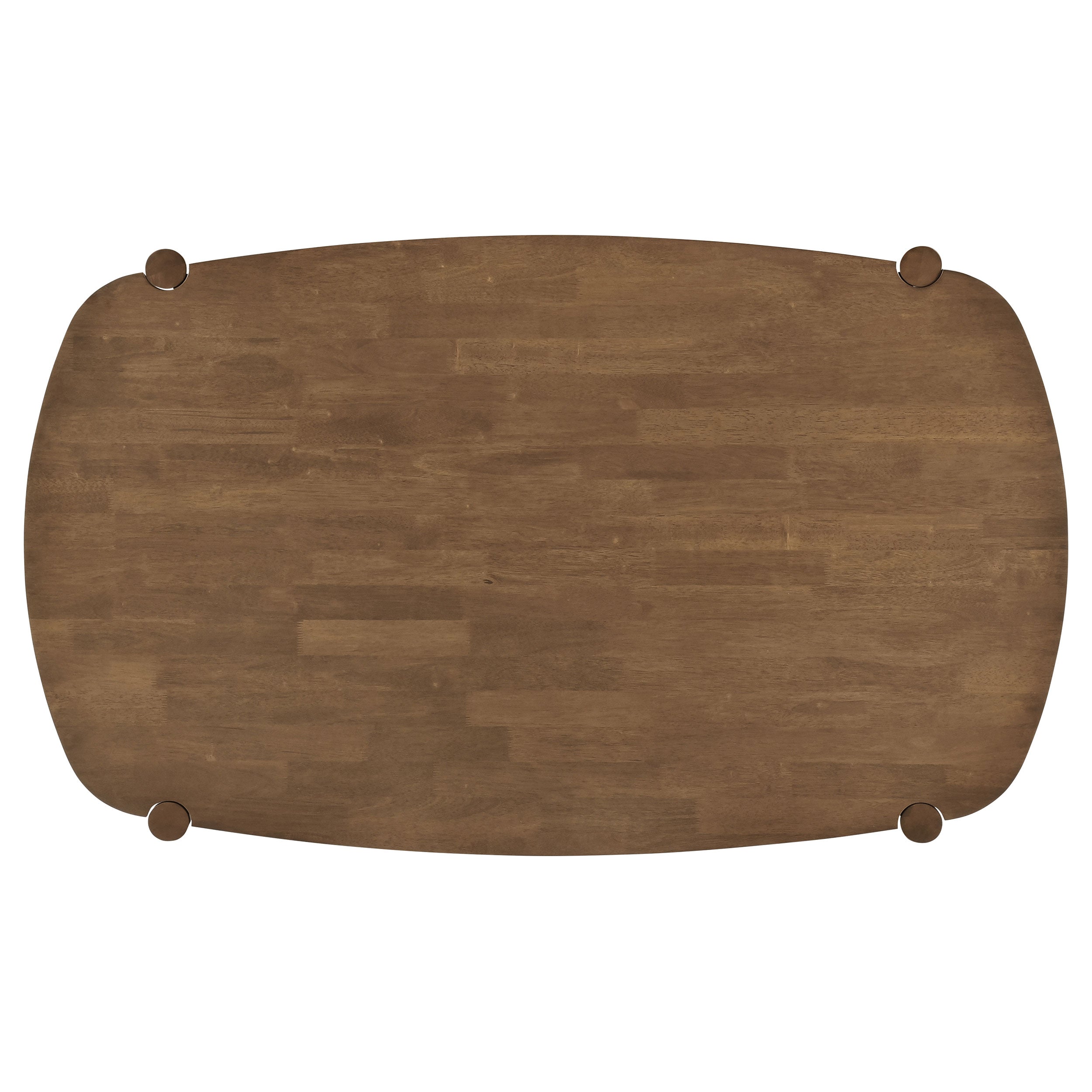 Dortch Oval 63-inch Solid Wood Dining Table Walnut-CoasterEveryday