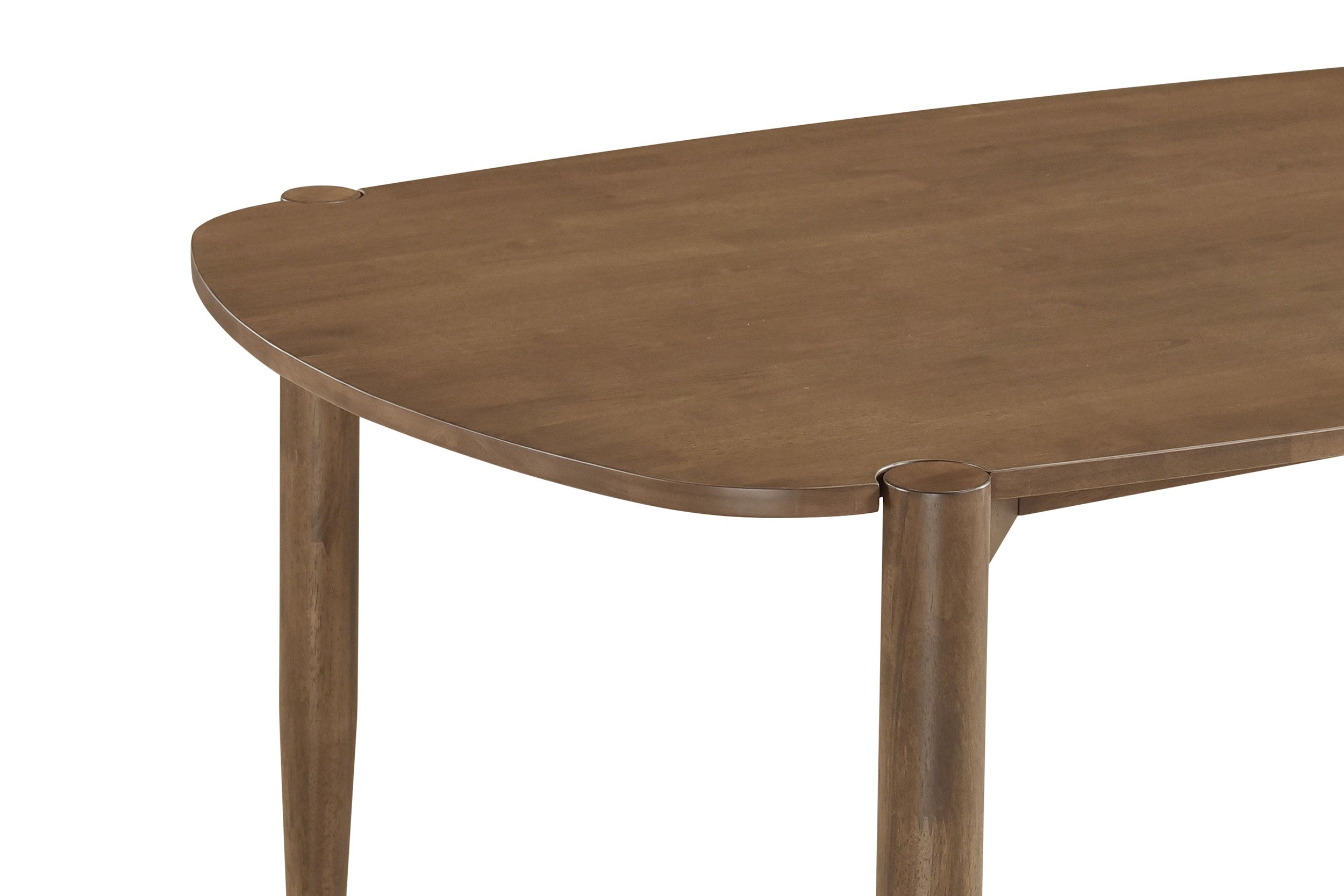 Dortch Oval 63-inch Solid Wood Dining Table Walnut-CoasterEveryday