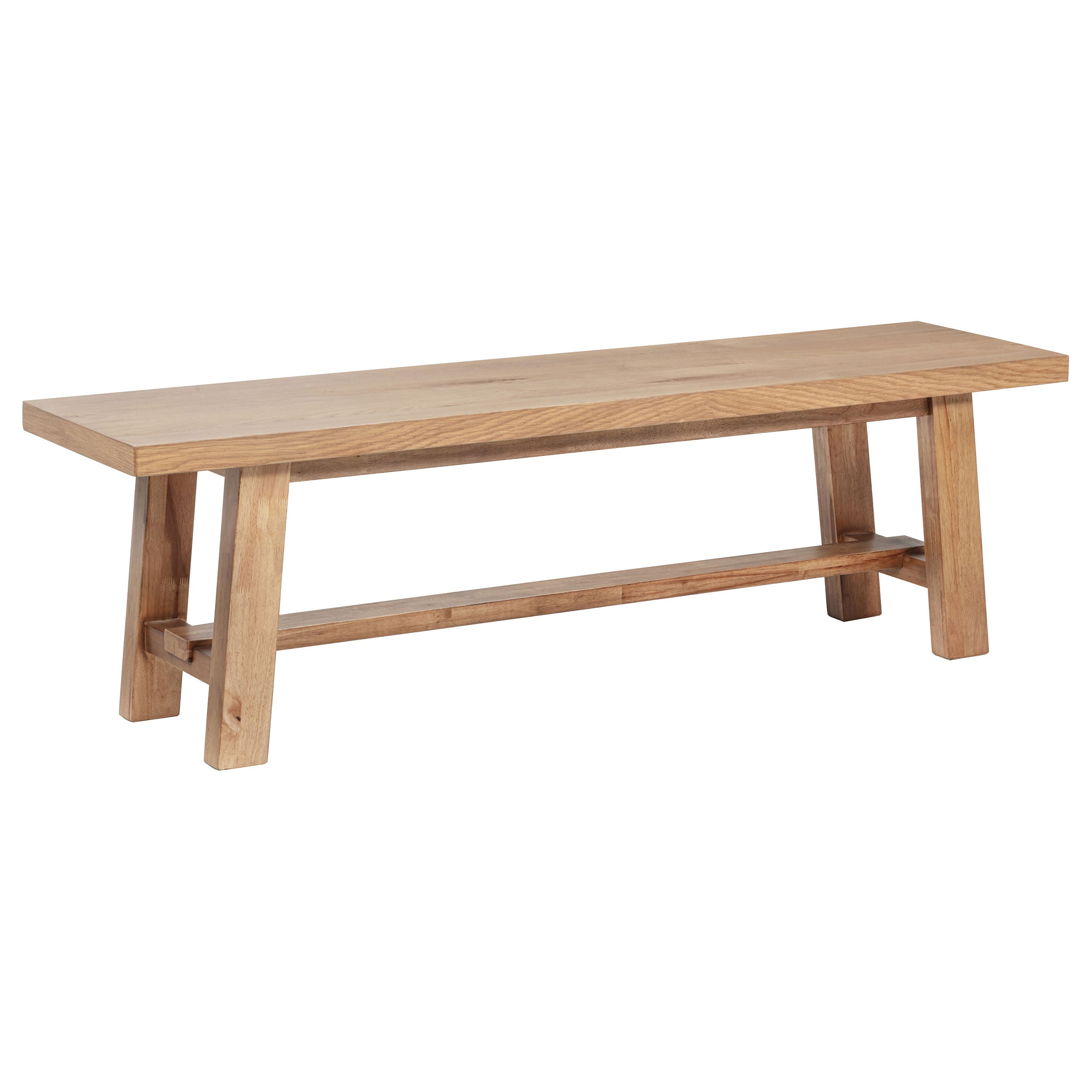 Middleton 60-inch Wood Backless Dining Bench Natural Brown-