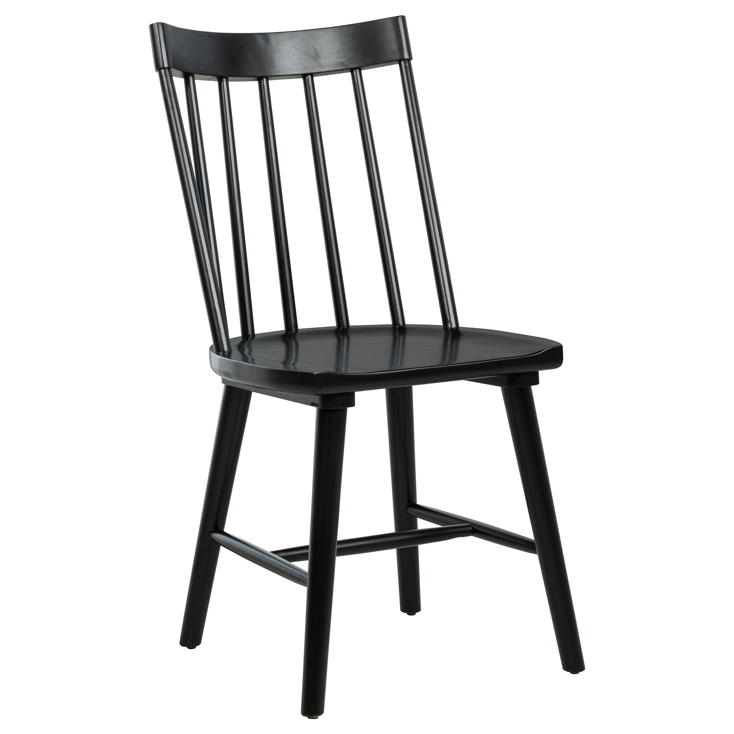 Middleton Solid Wood Dining Side Chair Black (Set of 2)-