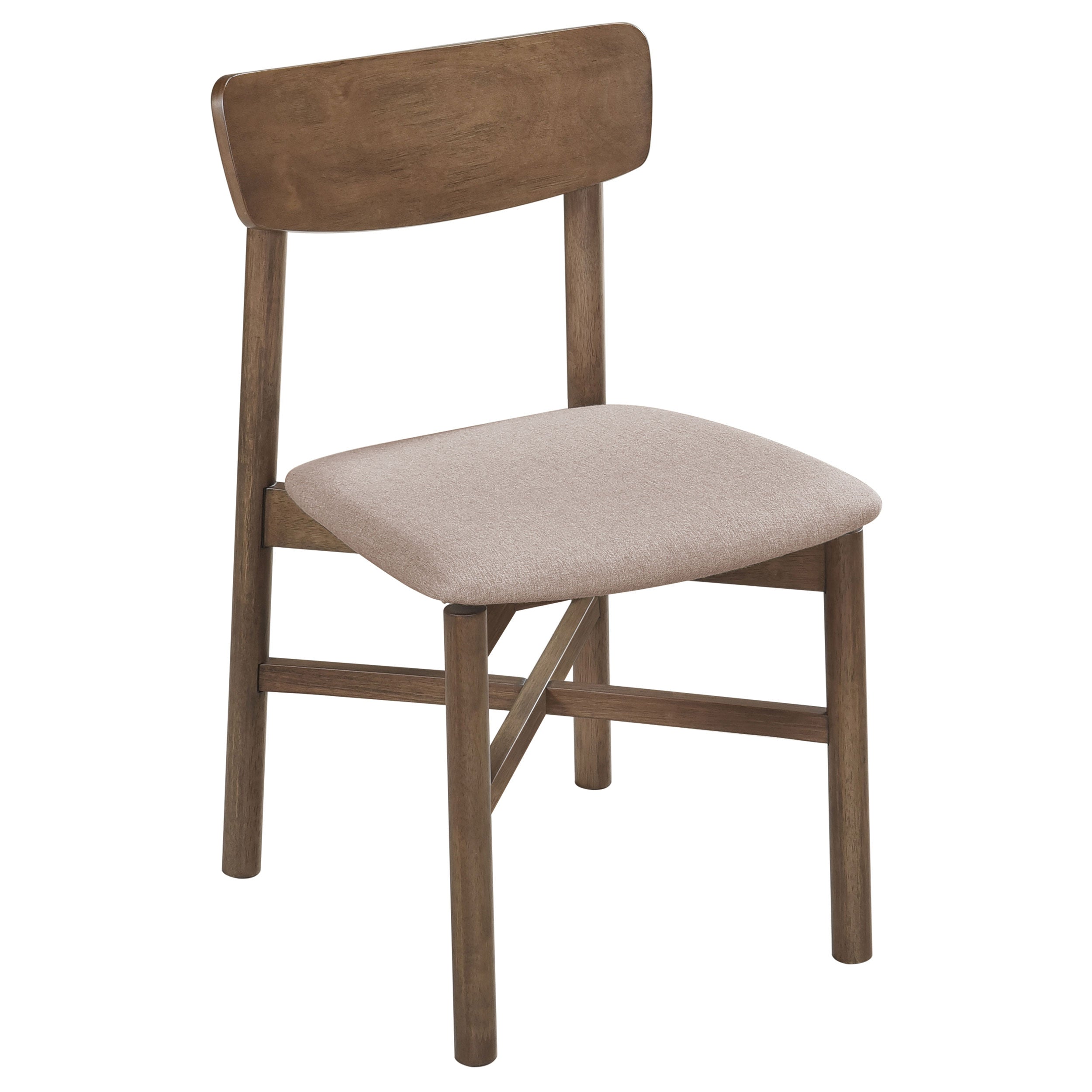 Parkridge Dining Side Chair Natural Walnut (Set of 2)-