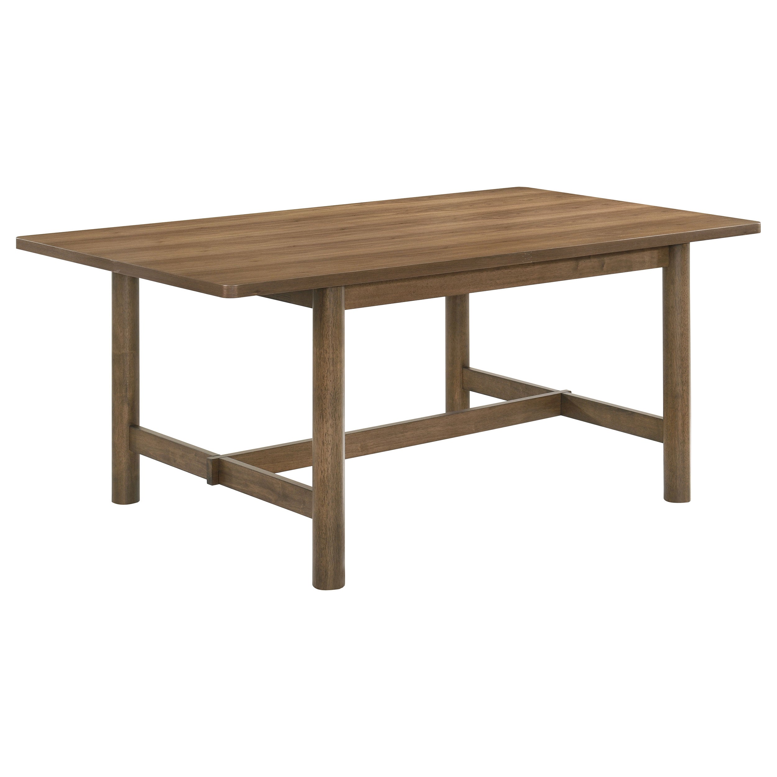 Crestmore 71-inch Rectangular Wood Dining Table Walnut-