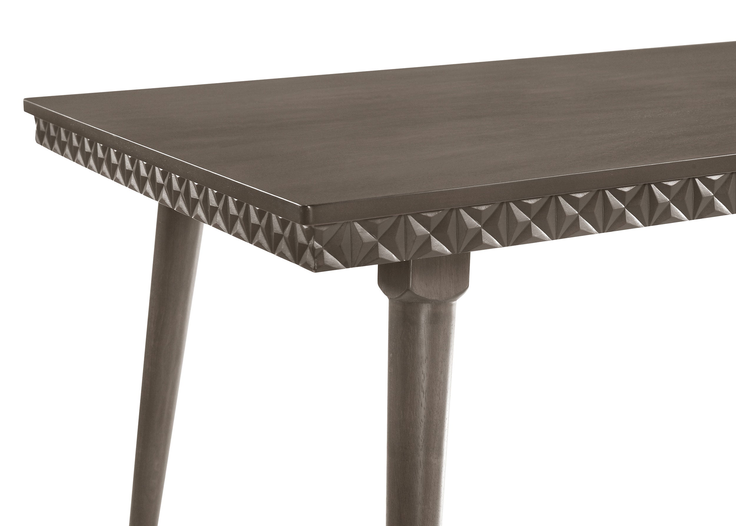 Onslow 59-inch Rectangular Wood Dining Table Dark Brown-