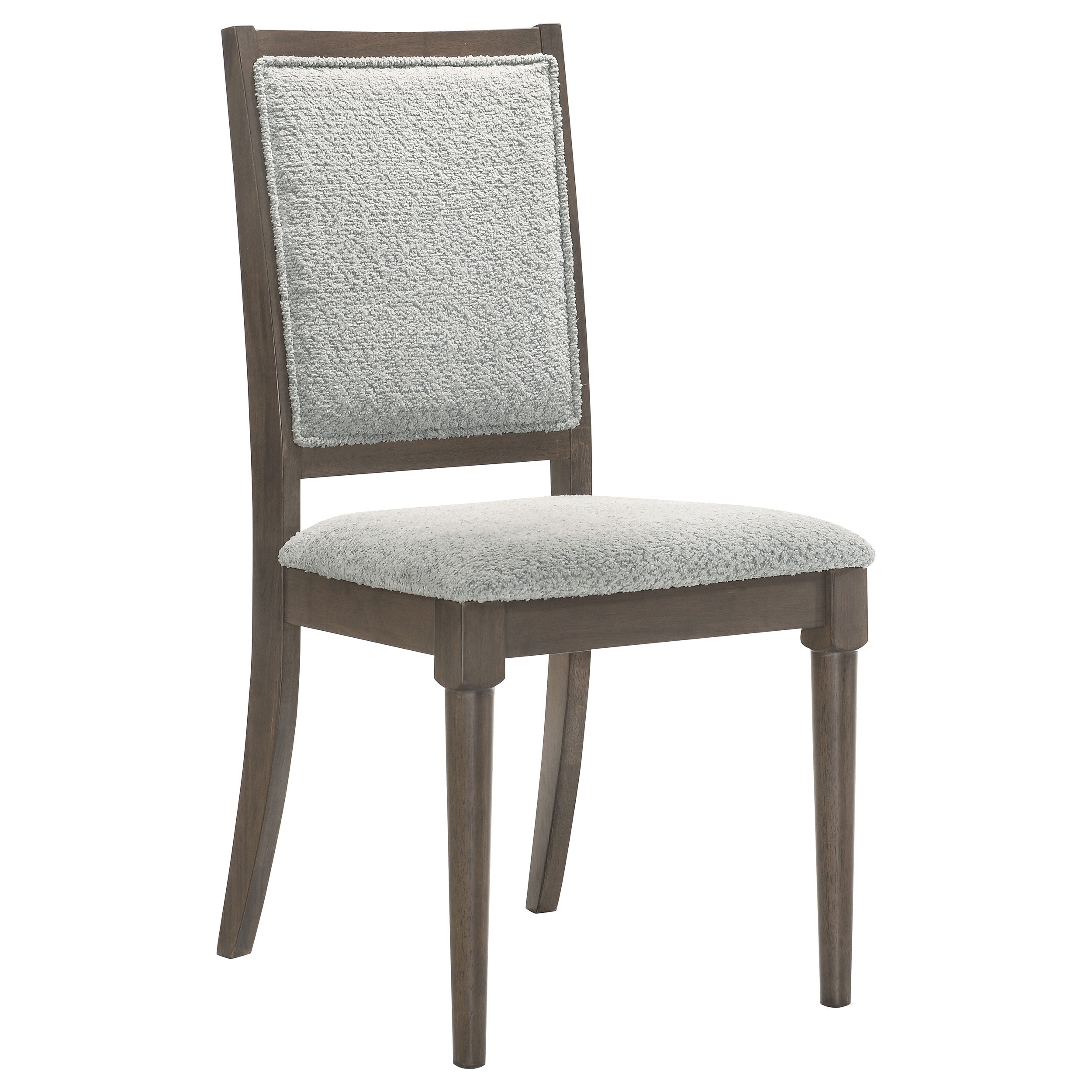 Onslow Upholstered Dining Side Chair Dark Brown (Set of 2)-