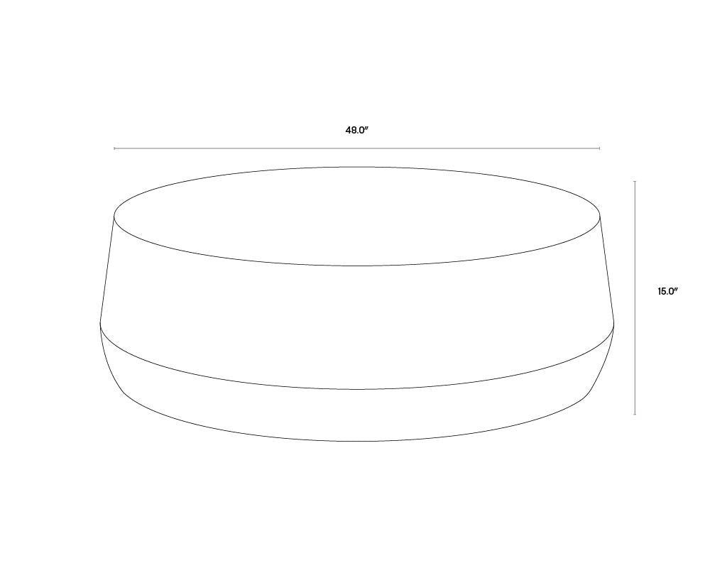 Sunpan Creed Coffee Table - Large