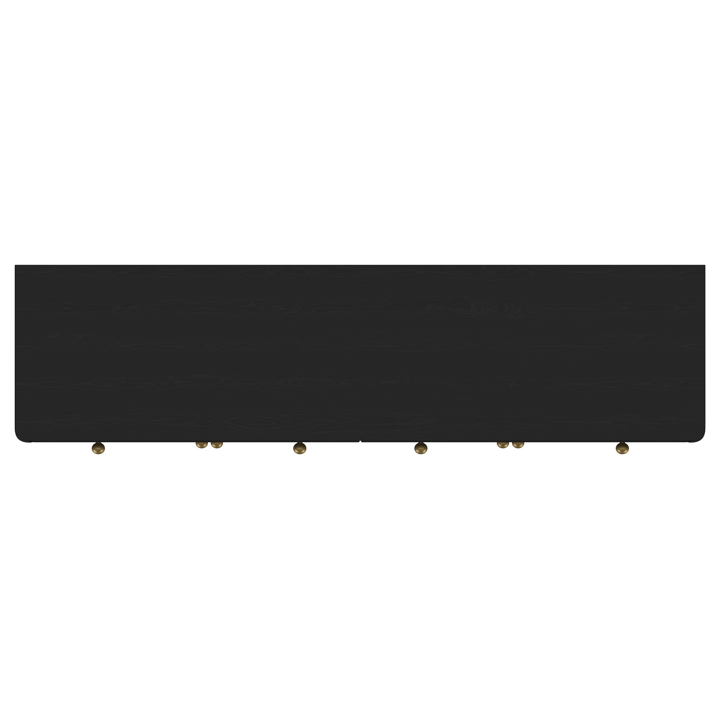 Arini 2-drawer Cane Door Dining Sideboard Server Black-