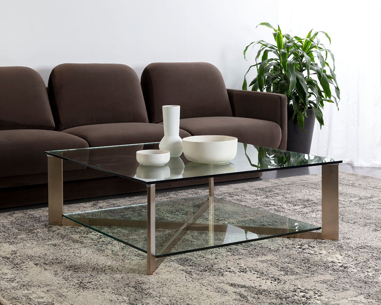 Sunpan Xavier Coffee Table - Square - Best Buy Furniture