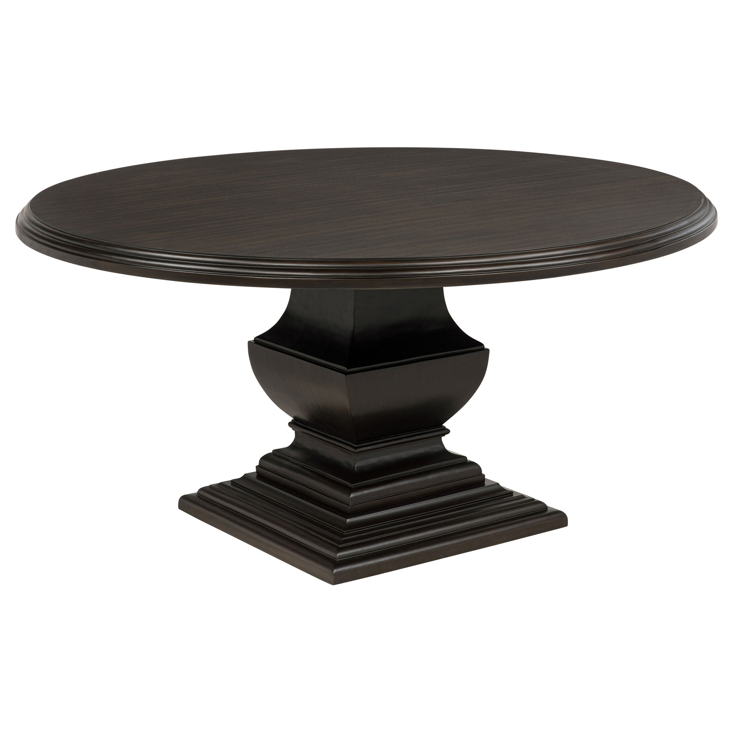 Twyla 60-inch Round Wood Dining Room Table Dark Cocoa-