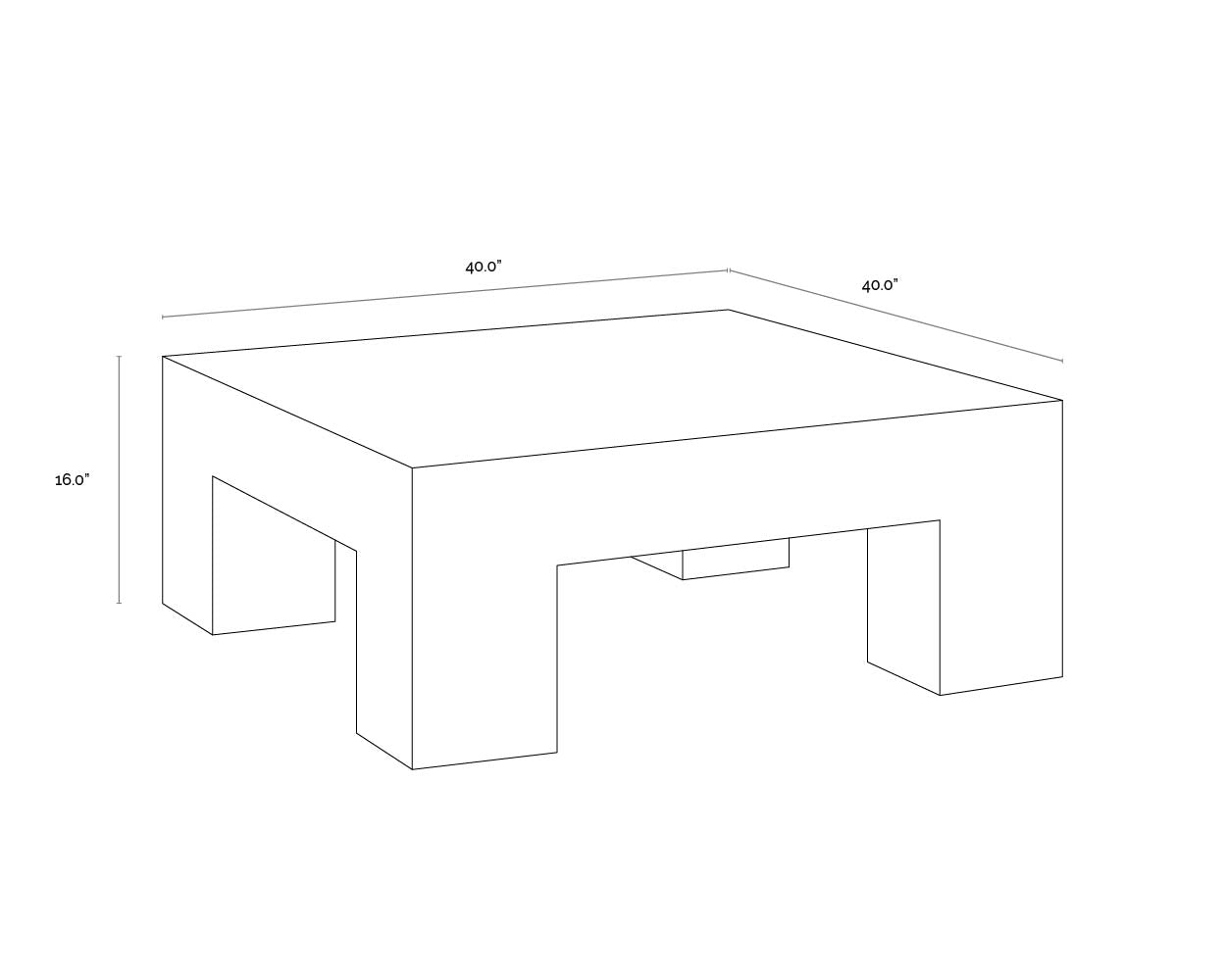 Sunpan Renley Coffee Table - Best Buy Furniture