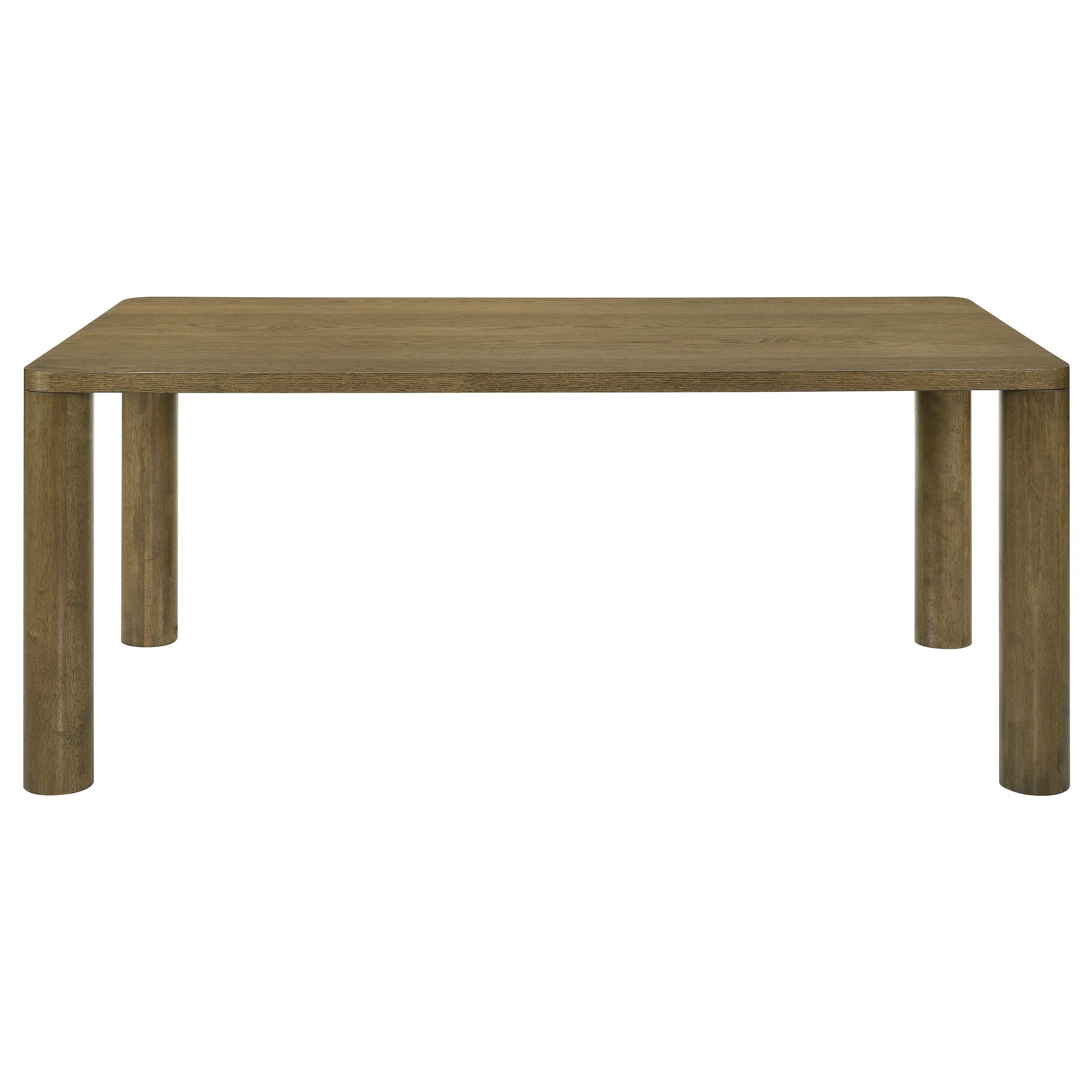 Castlewood 71-inch Rectangular Wood Dining Table Brown Oak-