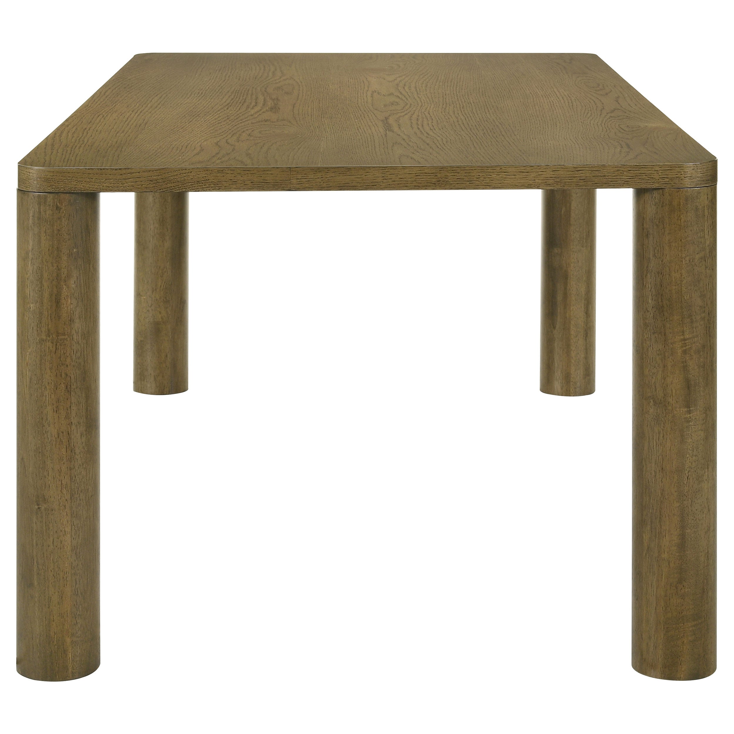 Castlewood 71-inch Rectangular Wood Dining Table Brown Oak-