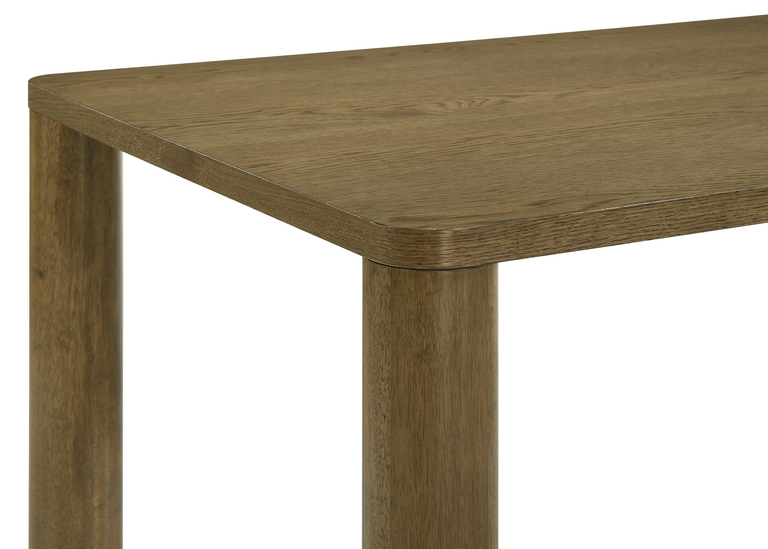 Castlewood 71-inch Rectangular Wood Dining Table Brown Oak-